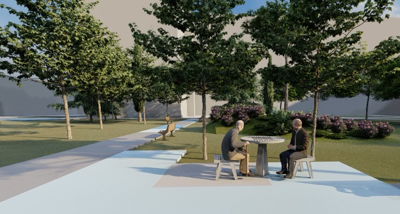 Počeli radovi na izgradnji nove parkovske površine u Bloku V