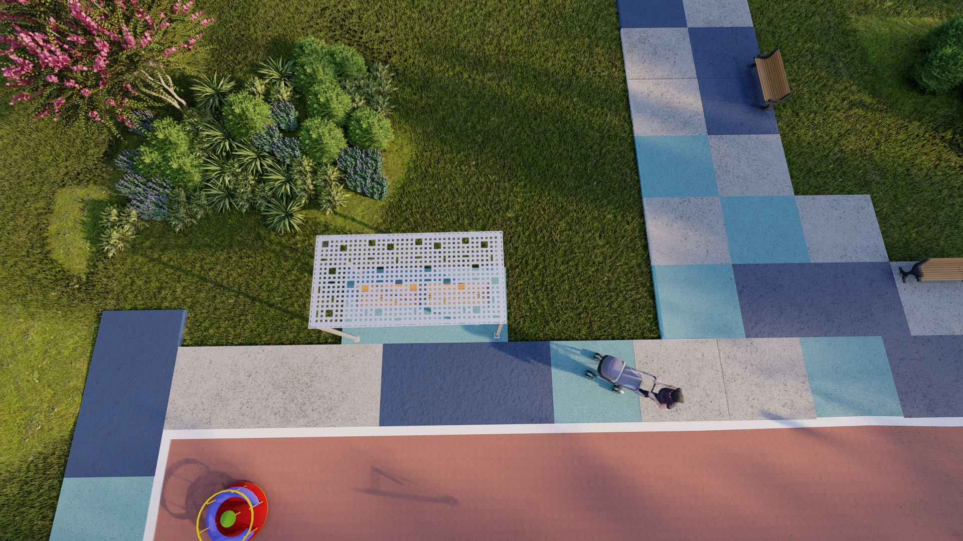 Počeli radovi na izgradnji nove parkovske površine u Bloku V