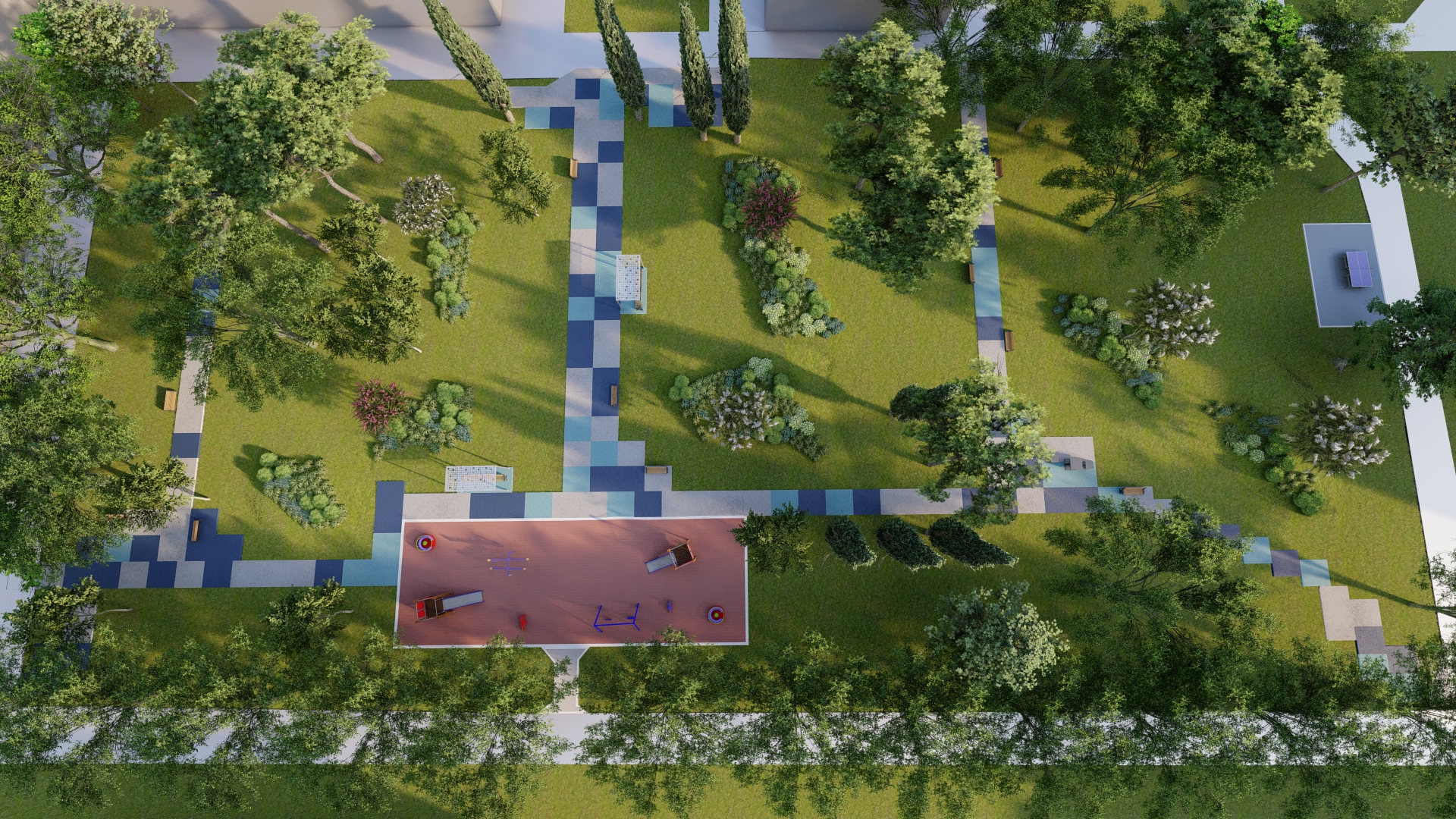 Počeli radovi na izgradnji nove parkovske površine u Bloku V