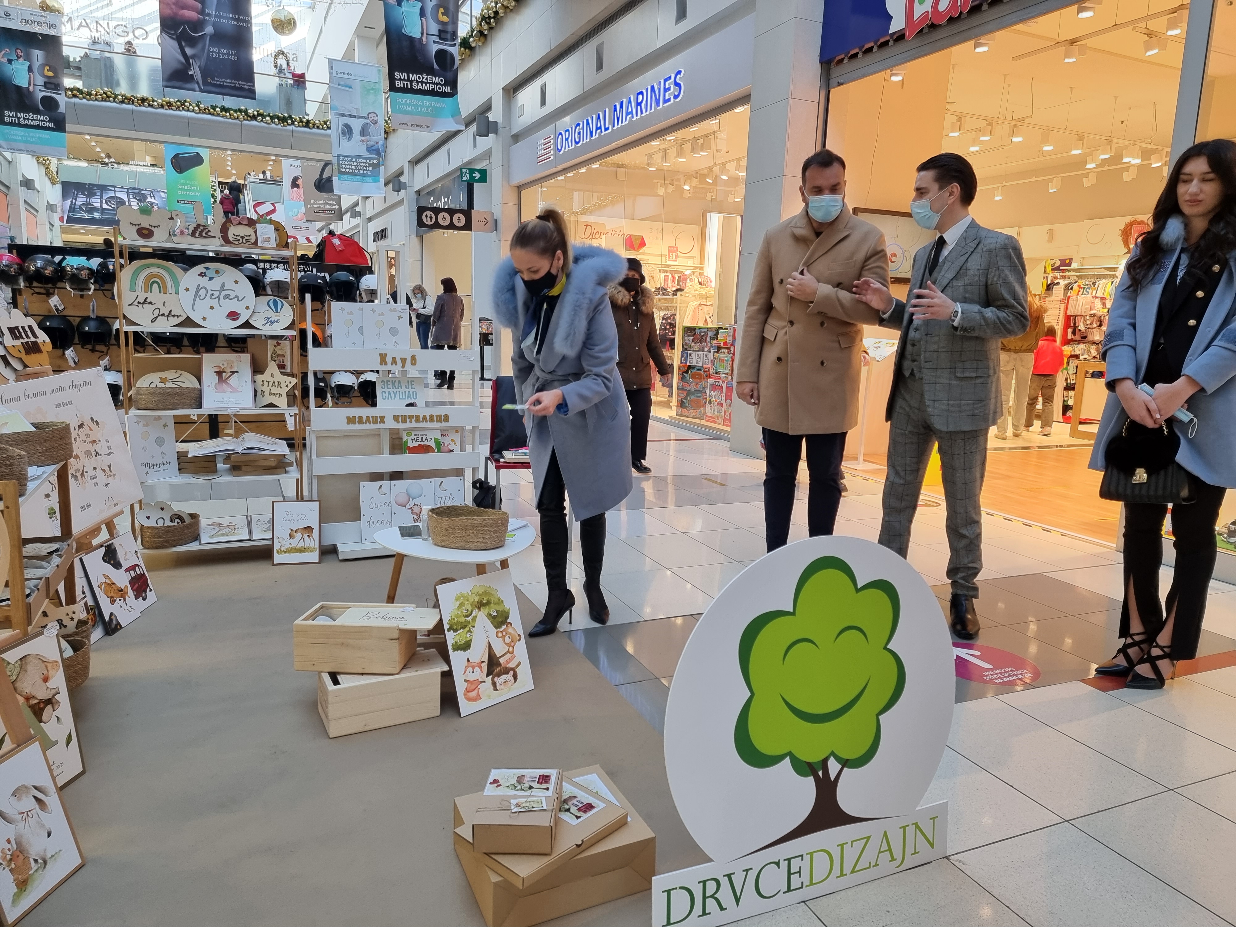 Počela realizacija trećeg konkursa za podršku kreativnom preduzetništvu; Drvce dizajn i GuGu marame do kraja februara u Delta City-ju