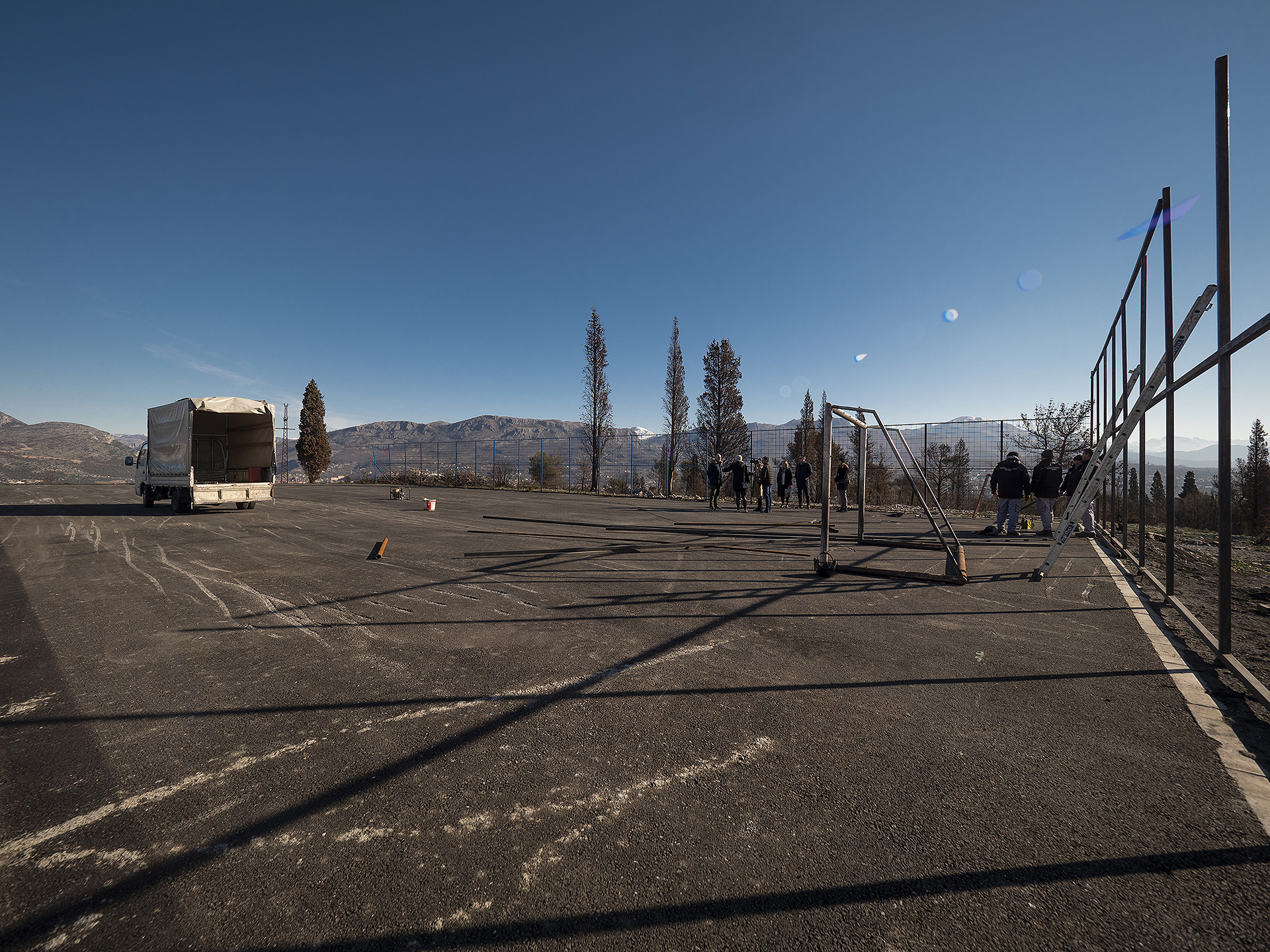 Počeli radovi na sanaciji sportskog poligona na Gorici