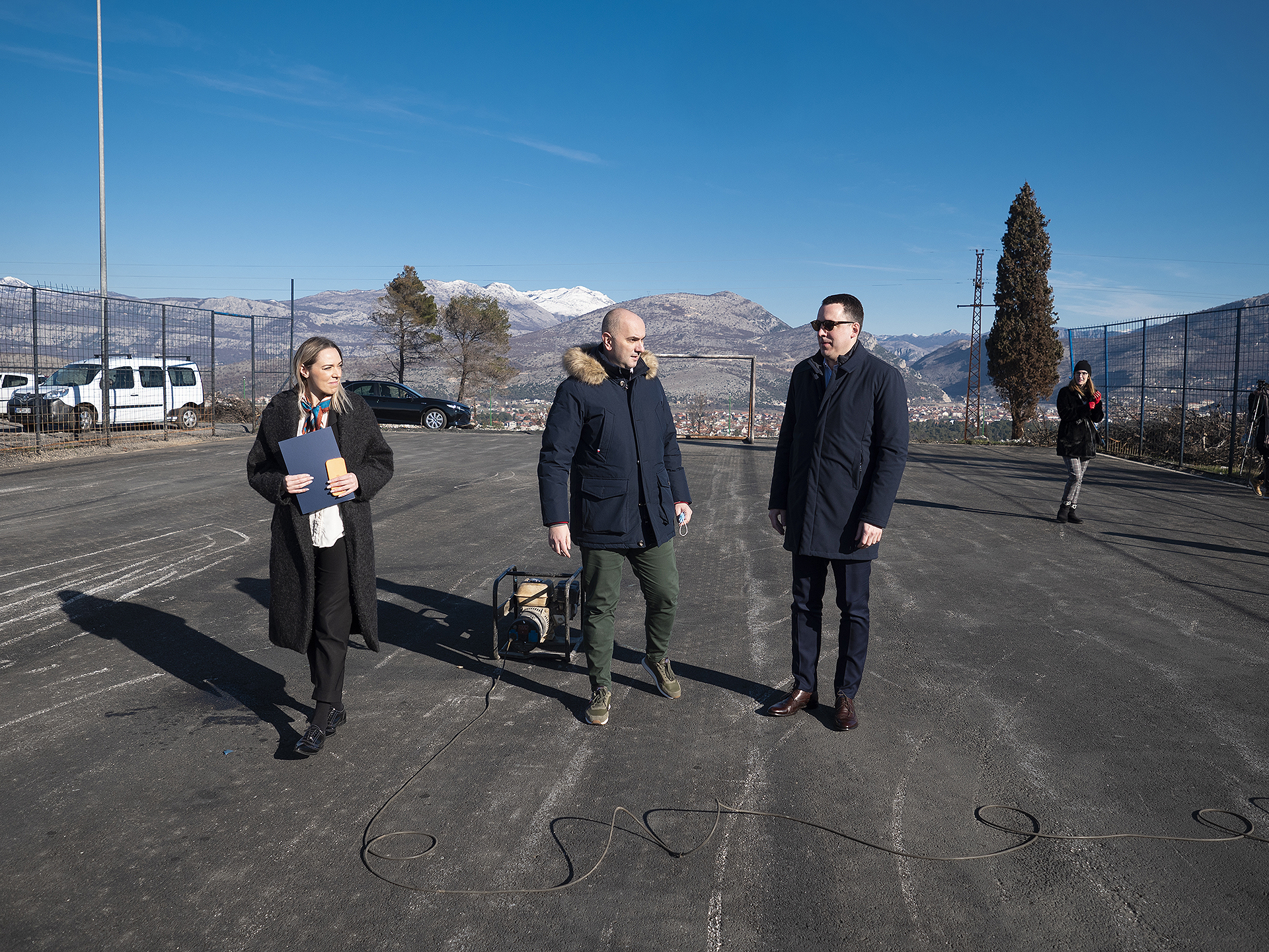 Počeli radovi na sanaciji sportskog poligona na Gorici