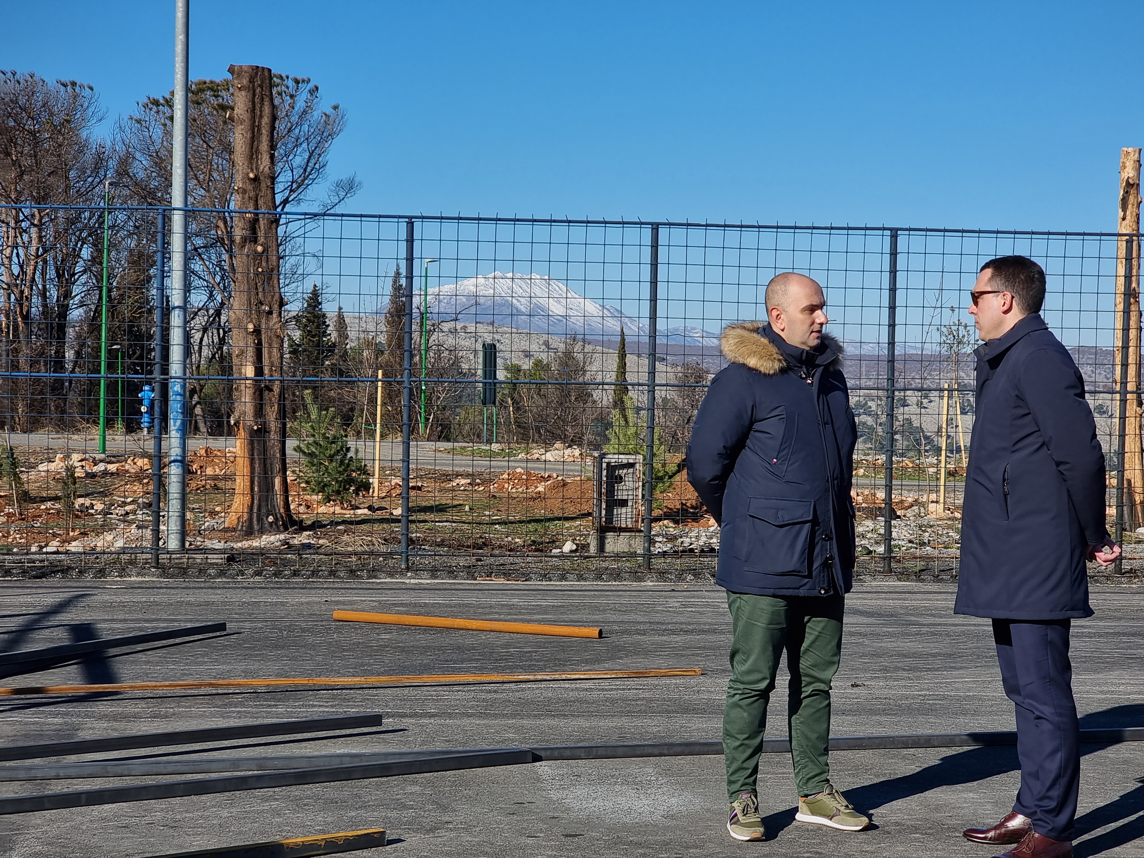 Počeli radovi na sanaciji sportskog poligona na Gorici