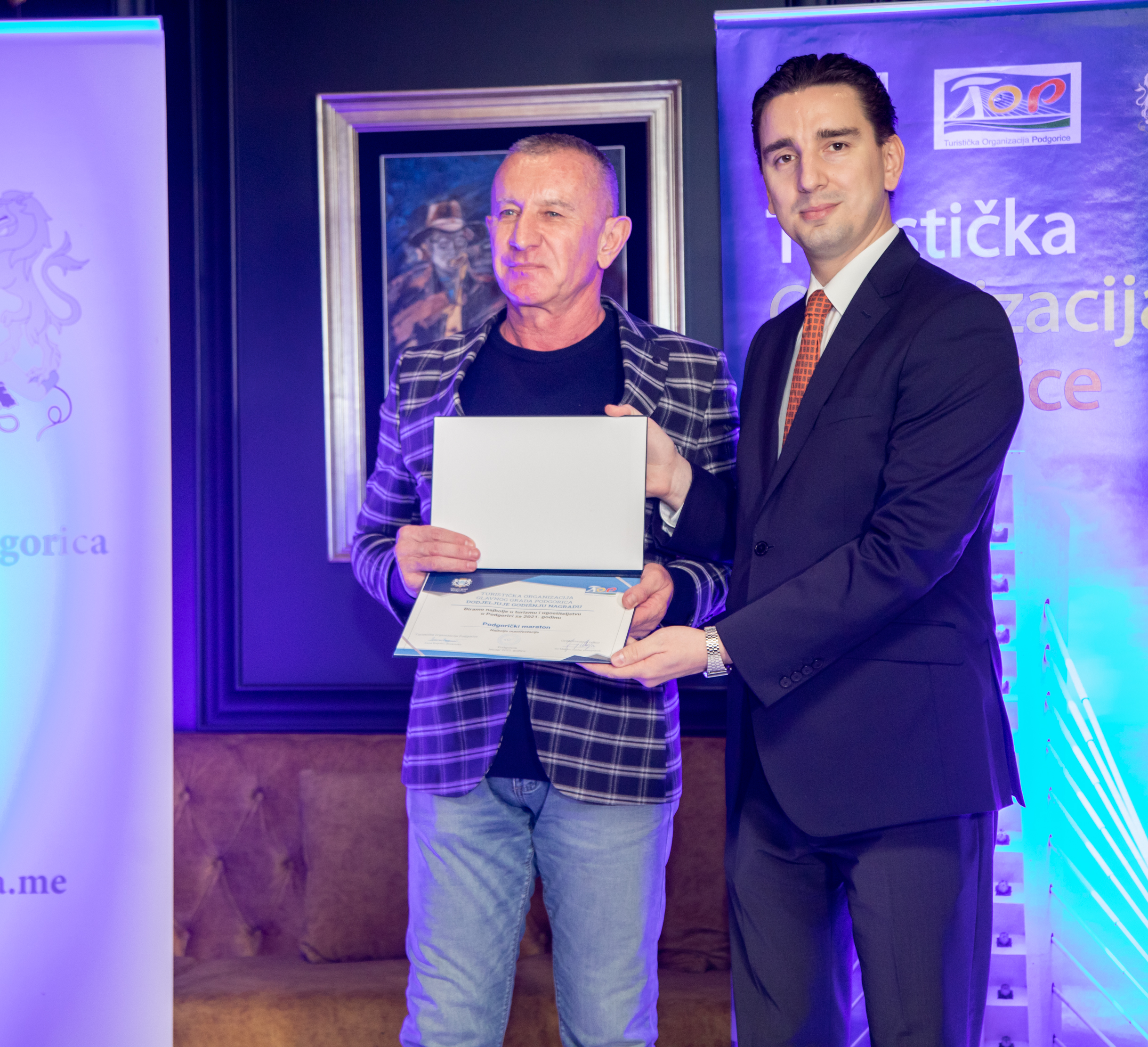 Uručena priznanja najboljim kolektivima i pojedincima u turizmu i ugostiteljstvu Podgorice za 2021. godinu