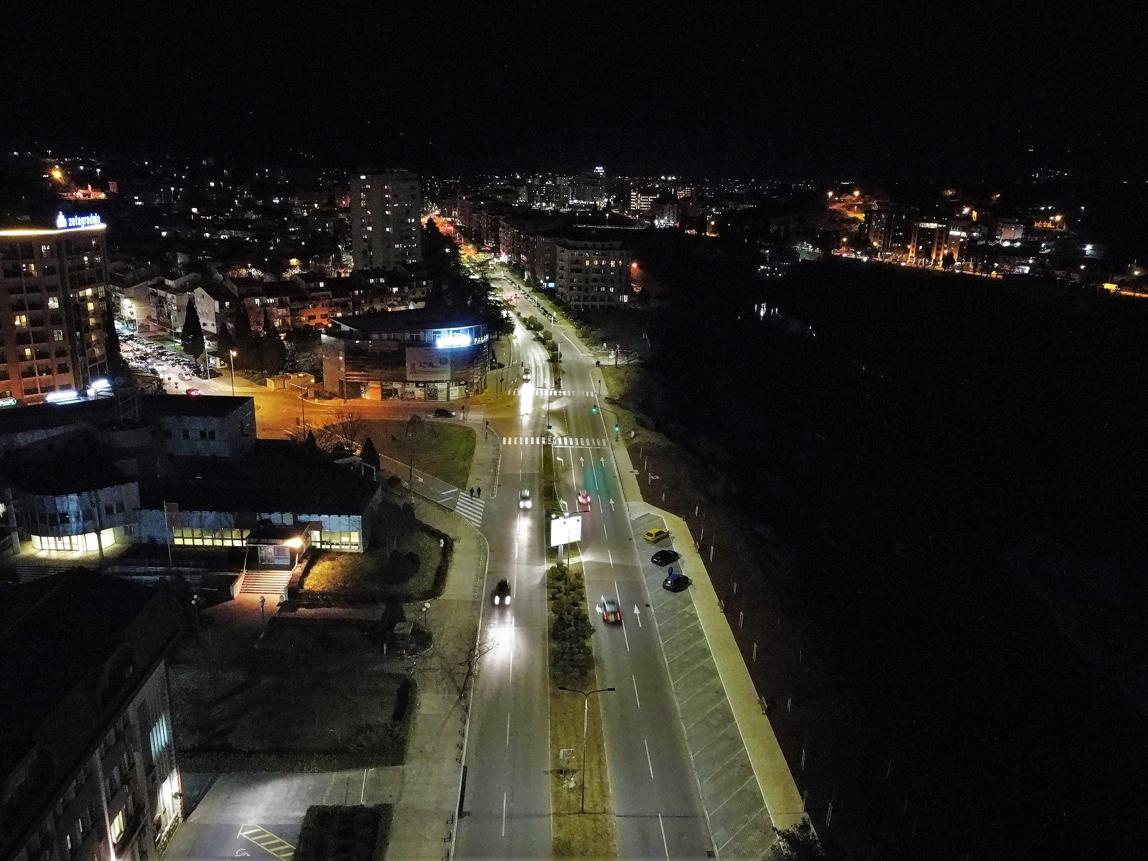 Modernizacija javne rasvjete u svim djelovima Podgorice; Led svjetijke i na Bulevaru Serdara Jola Piletića