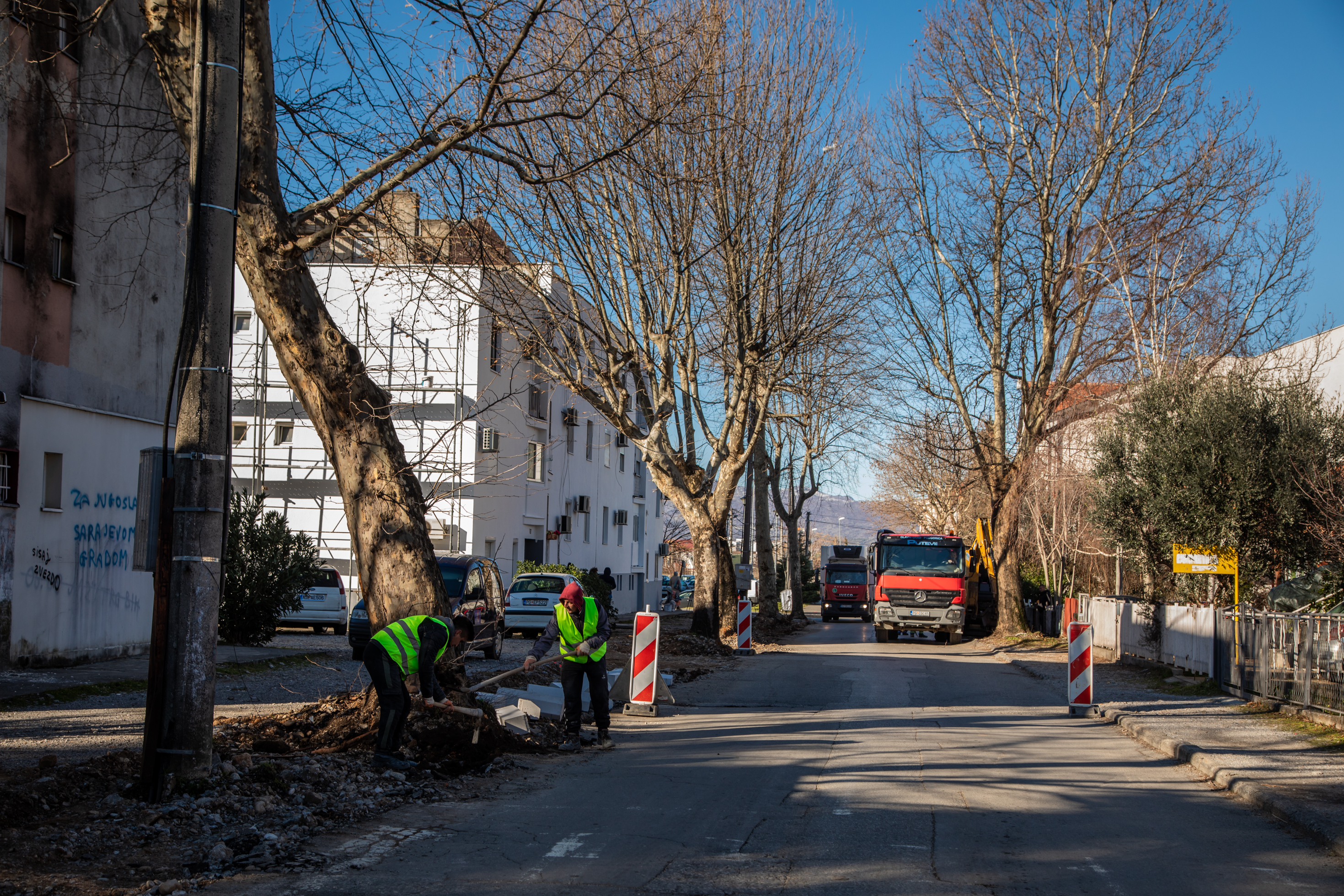 Vuković obišao radove na rekonstrukciji jedne od najstarijih ulica na Koniku