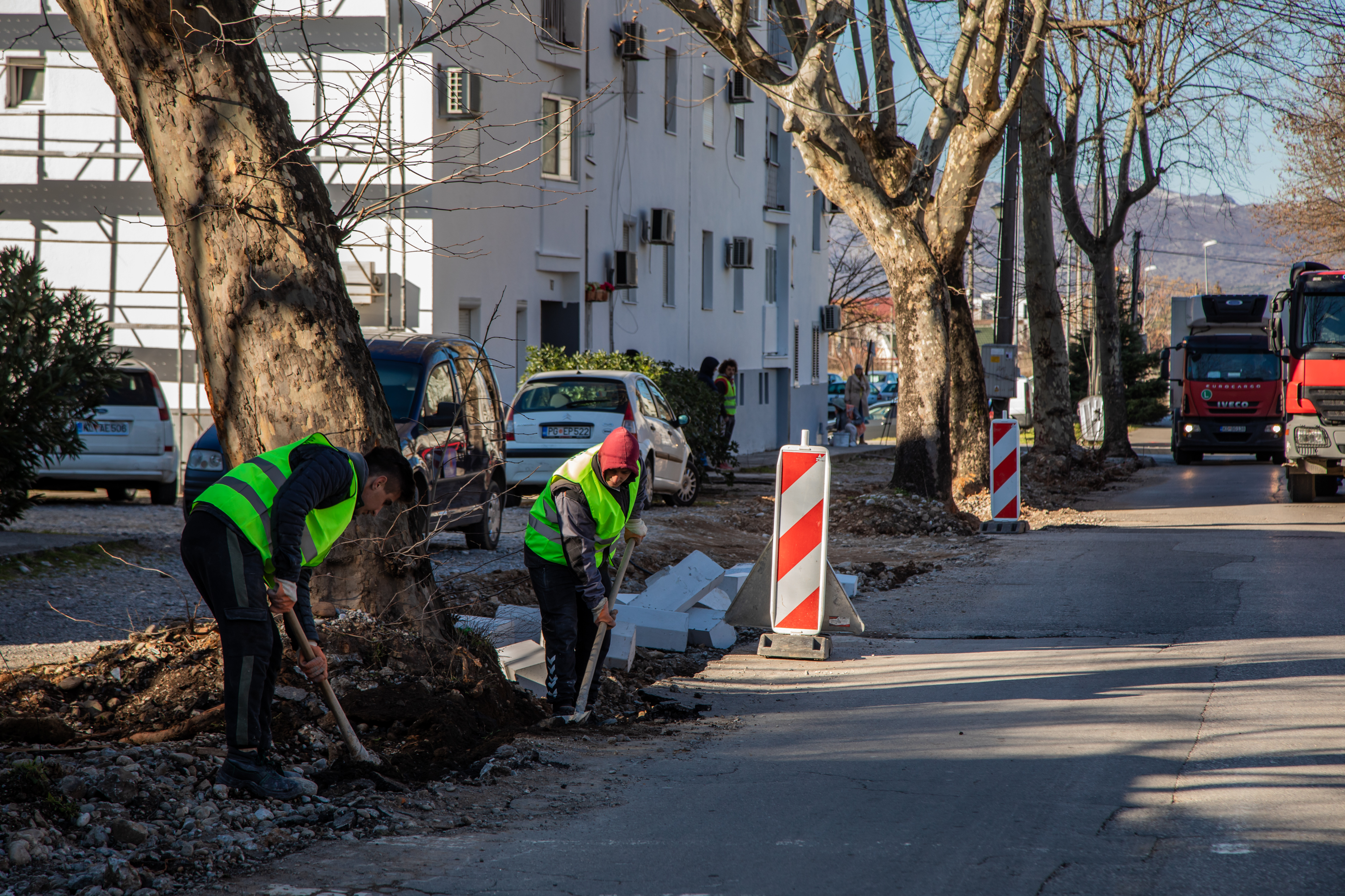 Vuković obišao radove na rekonstrukciji jedne od najstarijih ulica na Koniku