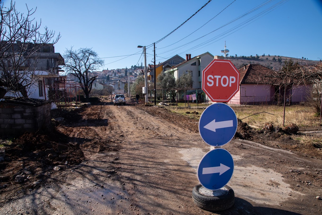 U toku radovi na rekonstrukciji Ulice Dušana Milutinovića; Zabjelo dobija još jednu modernu saobraćajnicu