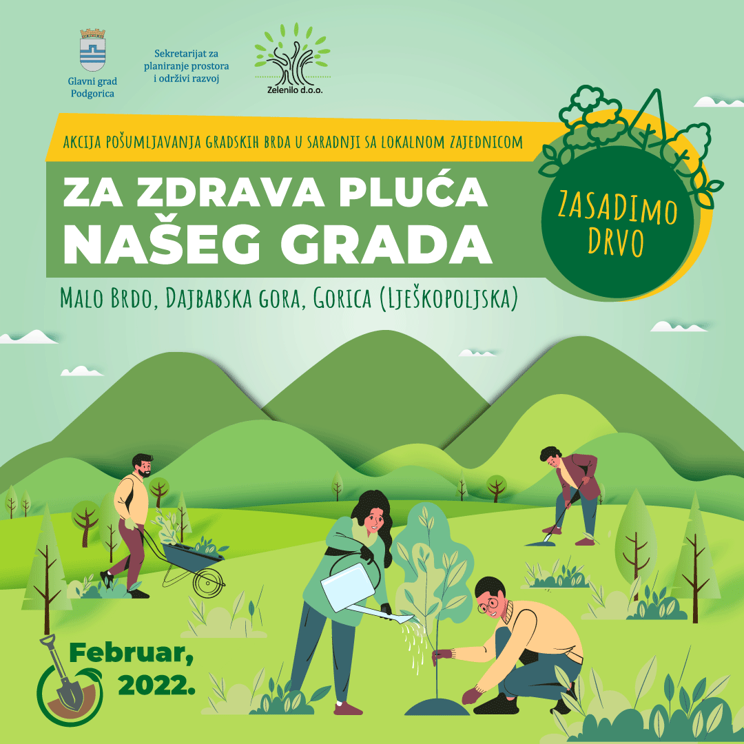 U subotu počinje akcija pošumljavanja "Za zdrava pluća našeg grada" na Malom brdu