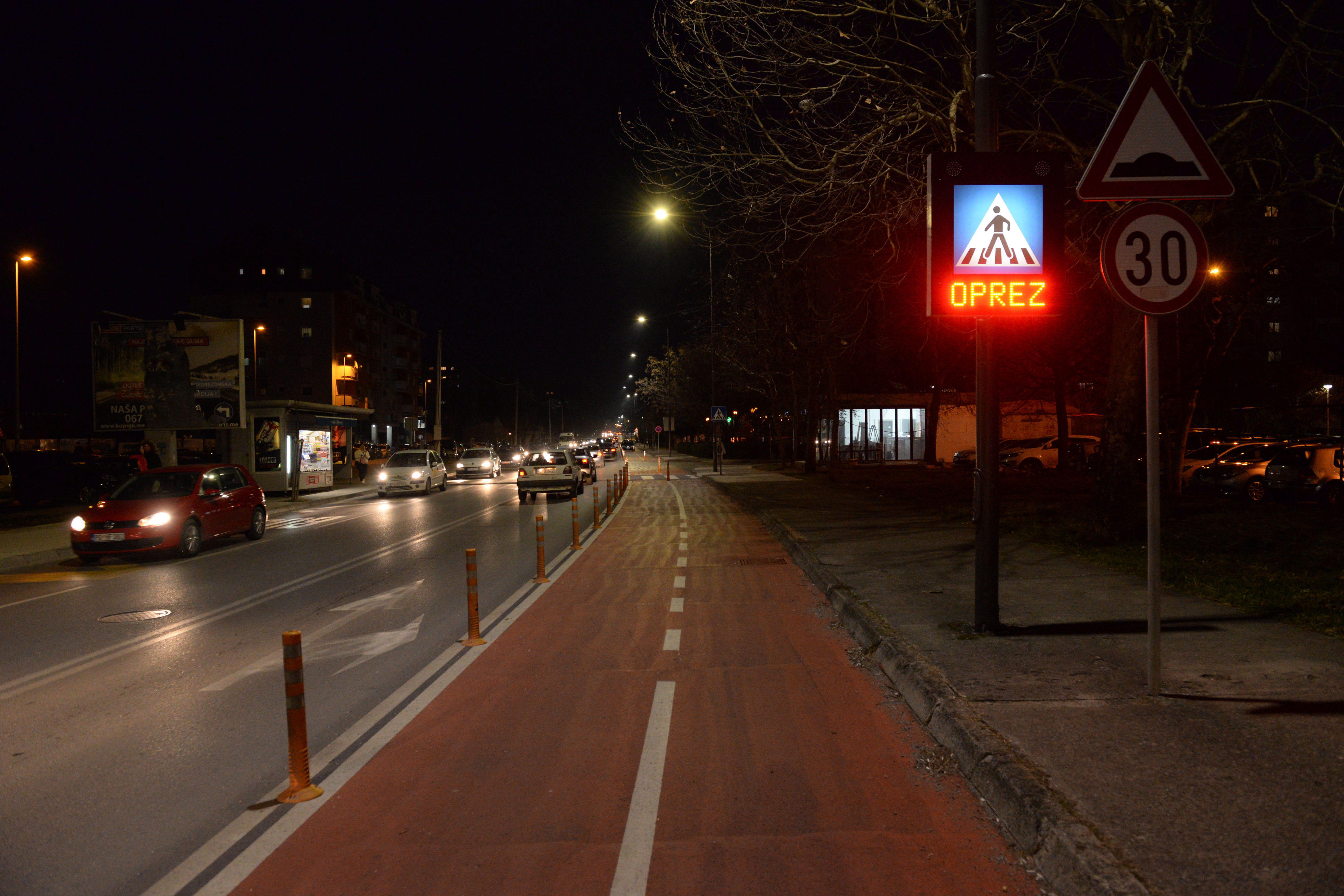 Moderna svjetlosna signalizacija za veću bezbjednost pješaka