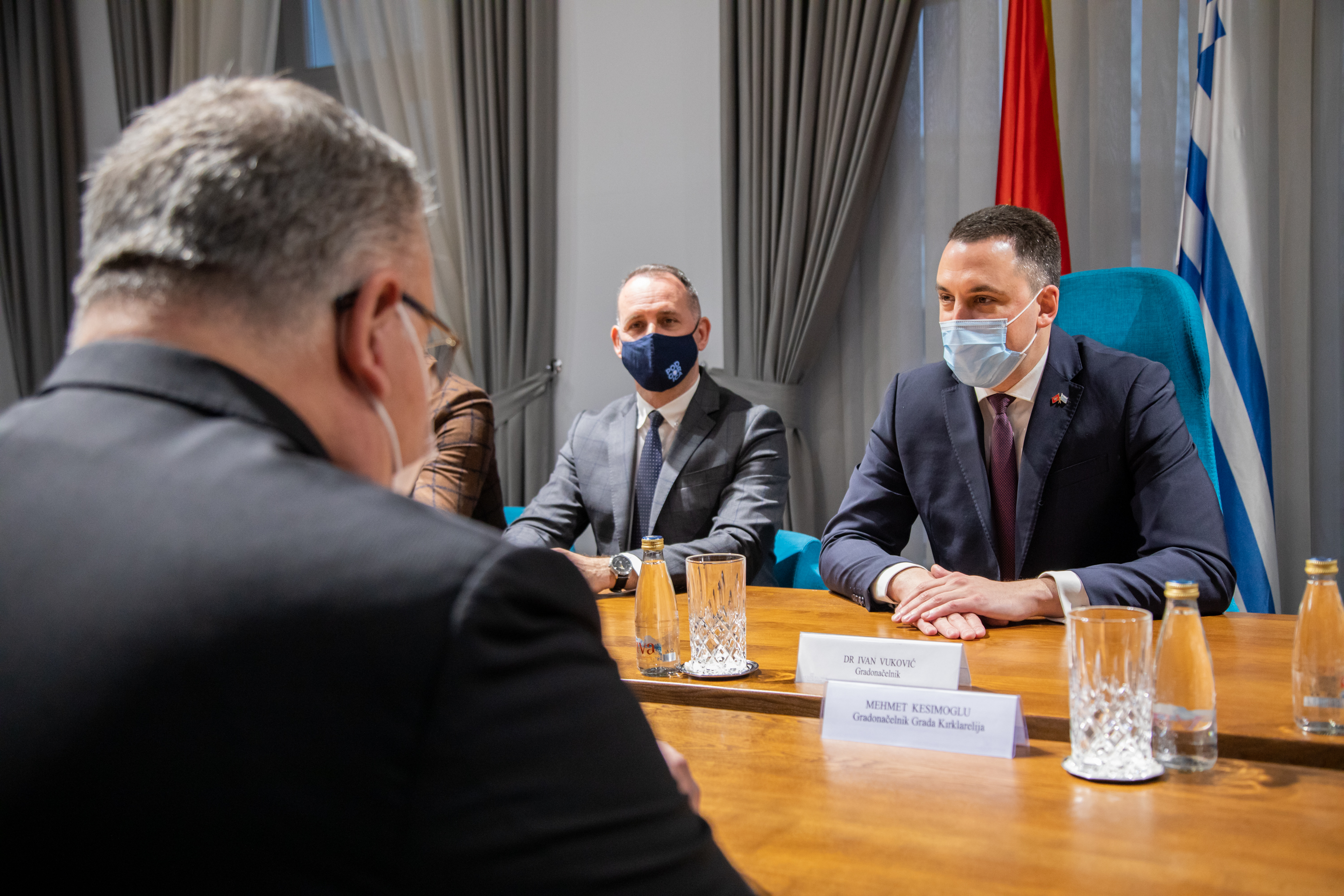 Glavni grad nastavlja da unapređuje međunarodnu saradnju; Vuković ugostio gradonačelnika Kirklarelija