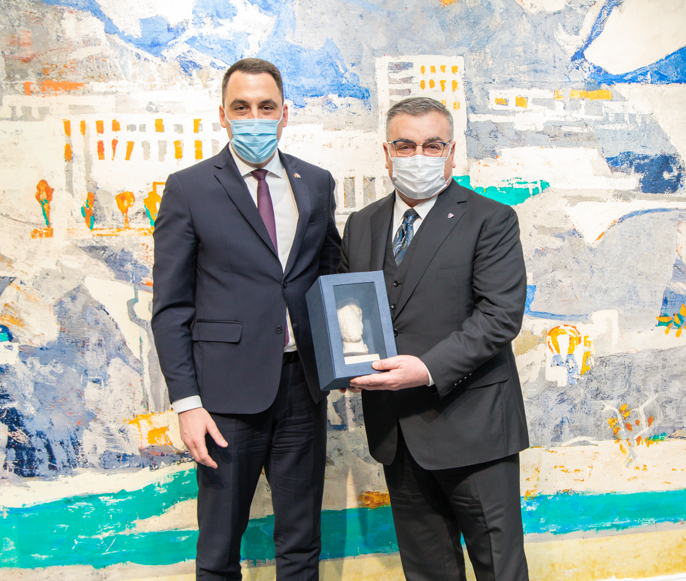 Glavni grad nastavlja da unapređuje međunarodnu saradnju; Vuković ugostio gradonačelnika Kirklarelija