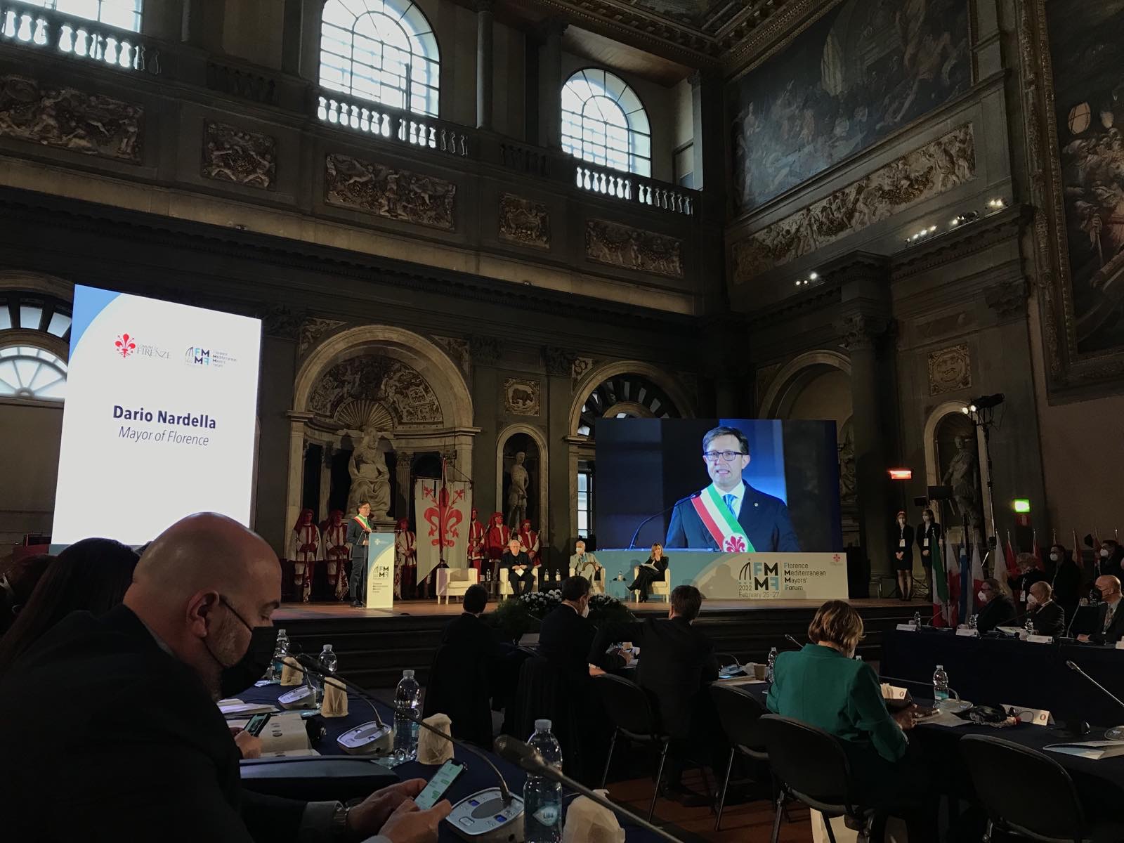 Delegacija Glavnog grada na Forumu gradonačelnika Mediterana; Glavni grad potpisnik Firentinske povelje