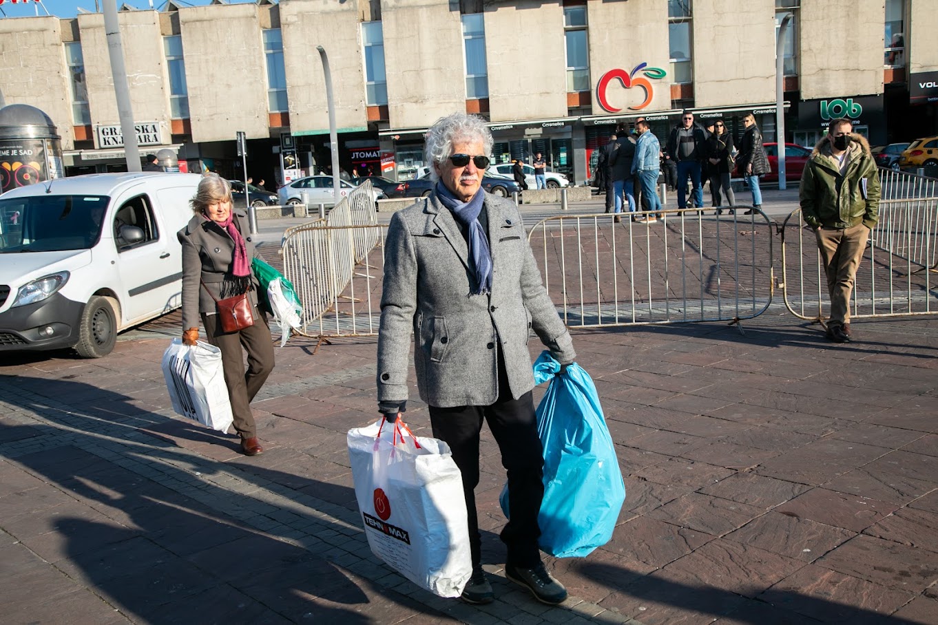 Na Trgu nezavisnosti počela akcija "Građani Podgorice za Ukrajinu"