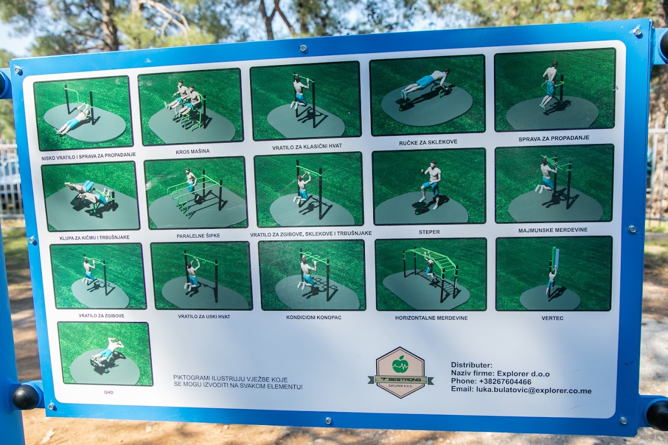 Vuković obišao buduću sportsko-rekreativnu zonu „13. jul“ na kojoj je postavljena najmodernija teretana na otvorenom