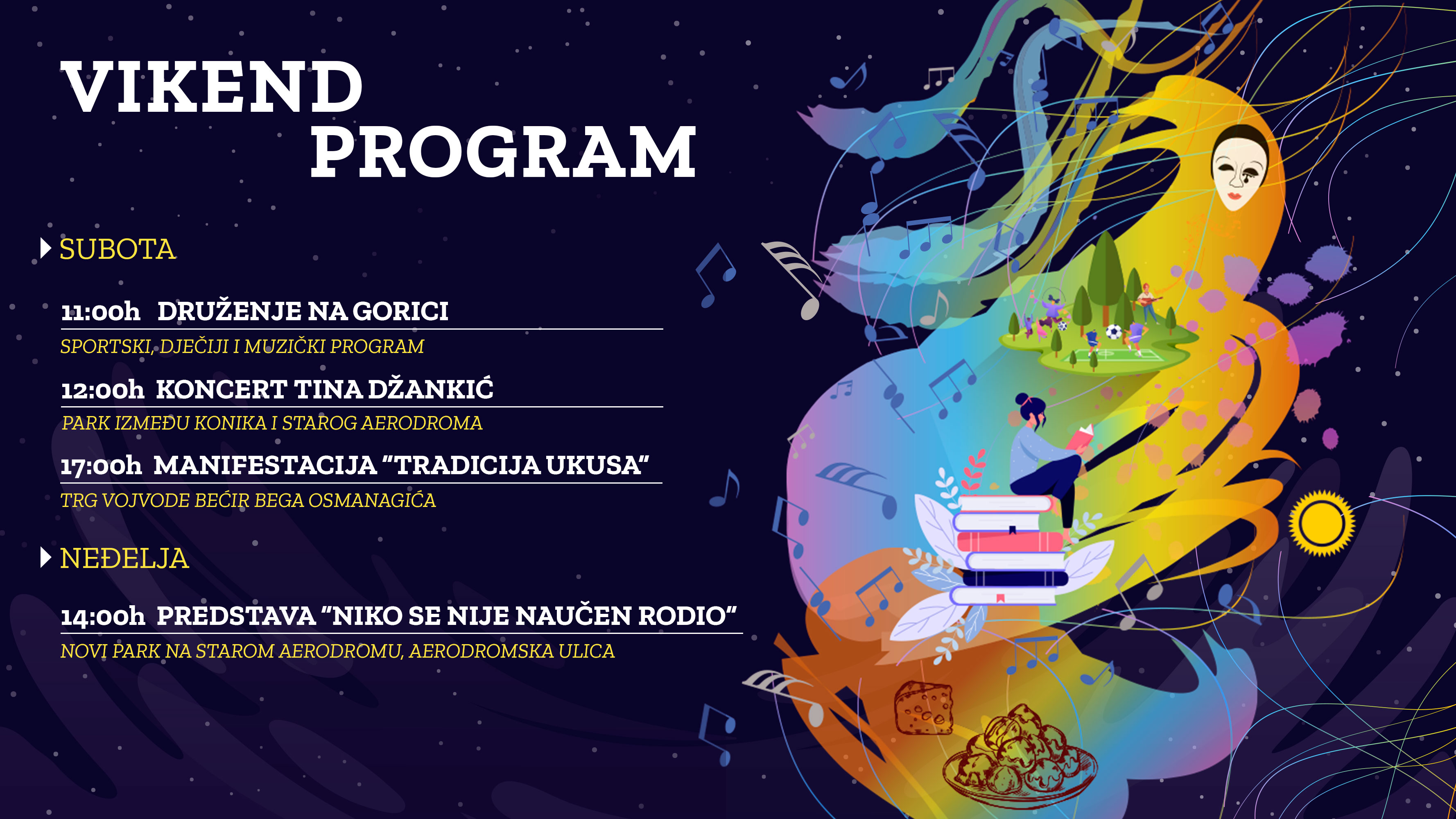 Najava: Sadržajan vikend program u Podgorici