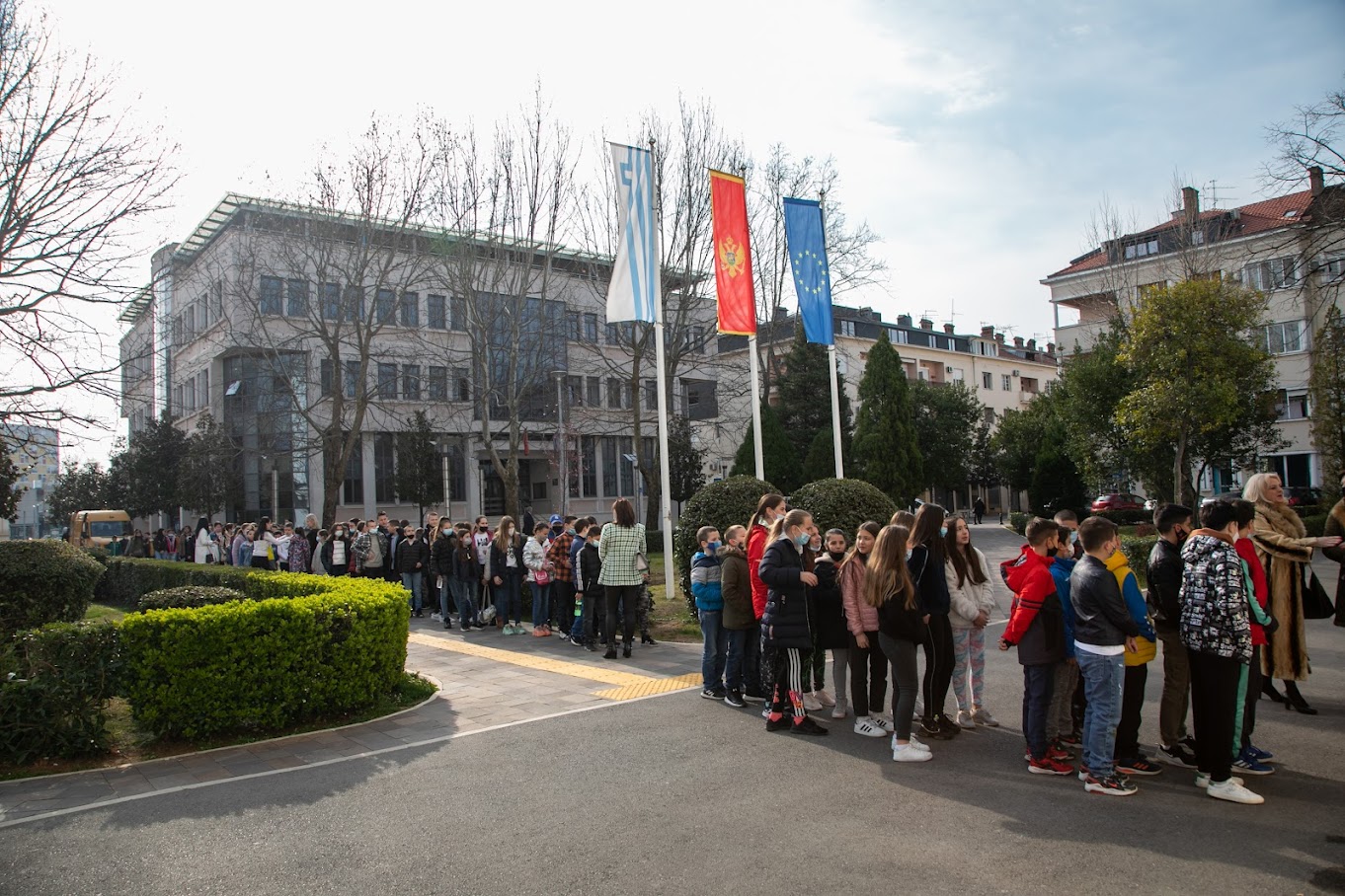 Gradonačelnik Podgorice ugostio učenike OŠ “Dr Dragiša Ivanović”