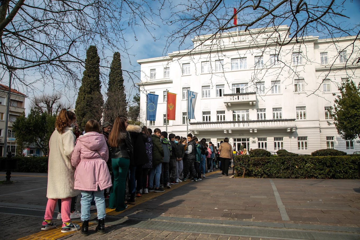 Gradonačelnik Podgorice ugostio učenike OŠ “Dr Dragiša Ivanović”