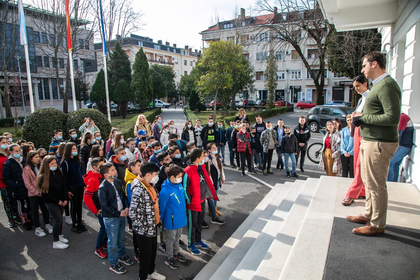 Gradonačelnik Podgorice ugostio učenike OŠ “Dr Dragiša Ivanović”