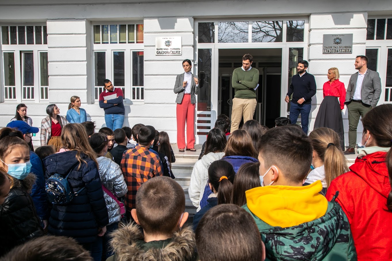 Gradonačelnik Podgorice ugostio učenike OŠ “Dr Dragiša Ivanović”