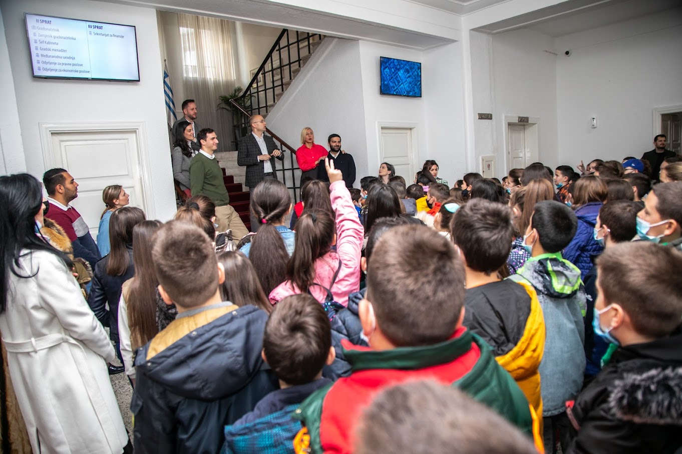 Gradonačelnik Podgorice ugostio učenike OŠ “Dr Dragiša Ivanović”