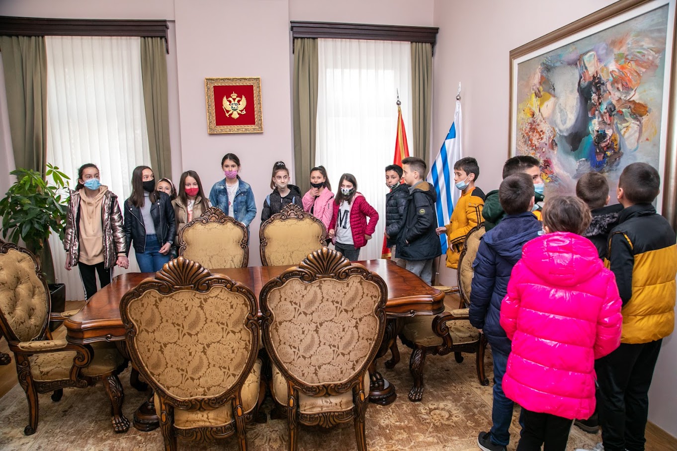 Gradonačelnik Podgorice ugostio učenike OŠ “Dr Dragiša Ivanović”