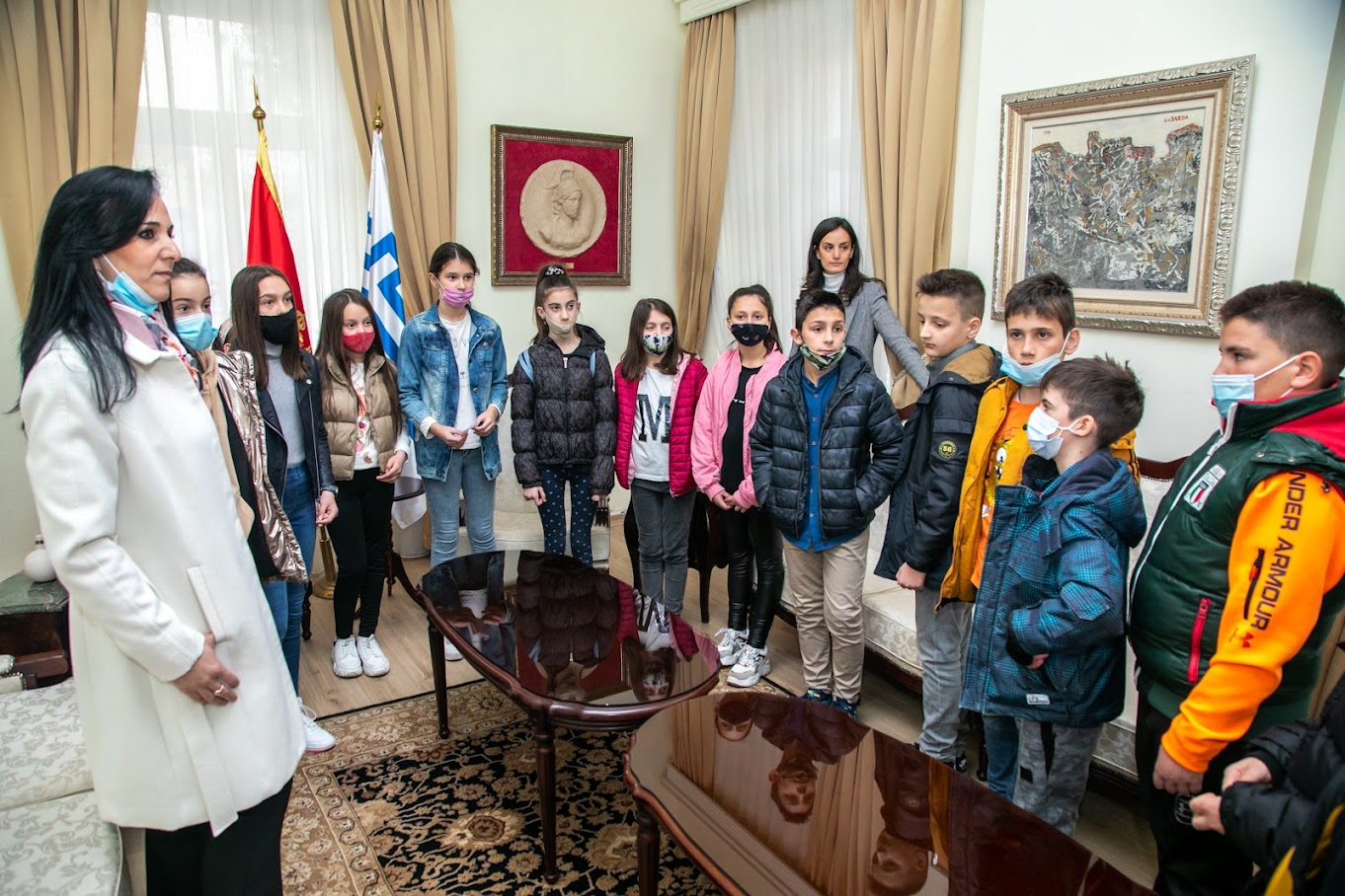 Gradonačelnik Podgorice ugostio učenike OŠ “Dr Dragiša Ivanović”
