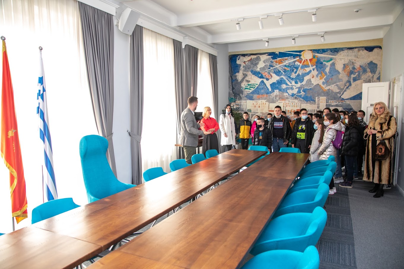 Gradonačelnik Podgorice ugostio učenike OŠ “Dr Dragiša Ivanović”