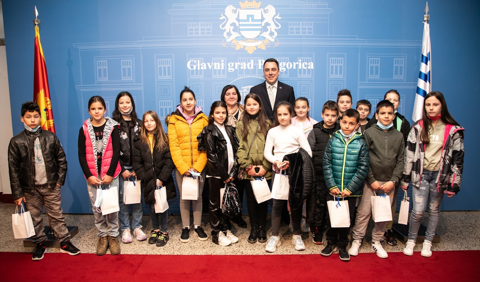 Gradonačelnik Podgorice ugostio učenike OŠ “Dr Dragiša Ivanović”