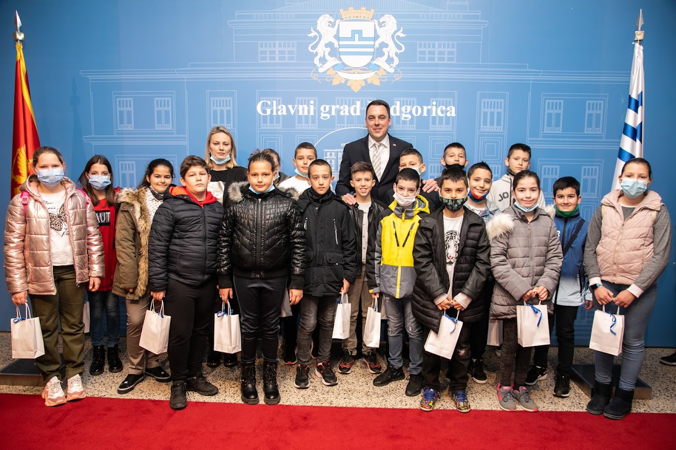 Gradonačelnik Podgorice ugostio učenike OŠ “Dr Dragiša Ivanović”
