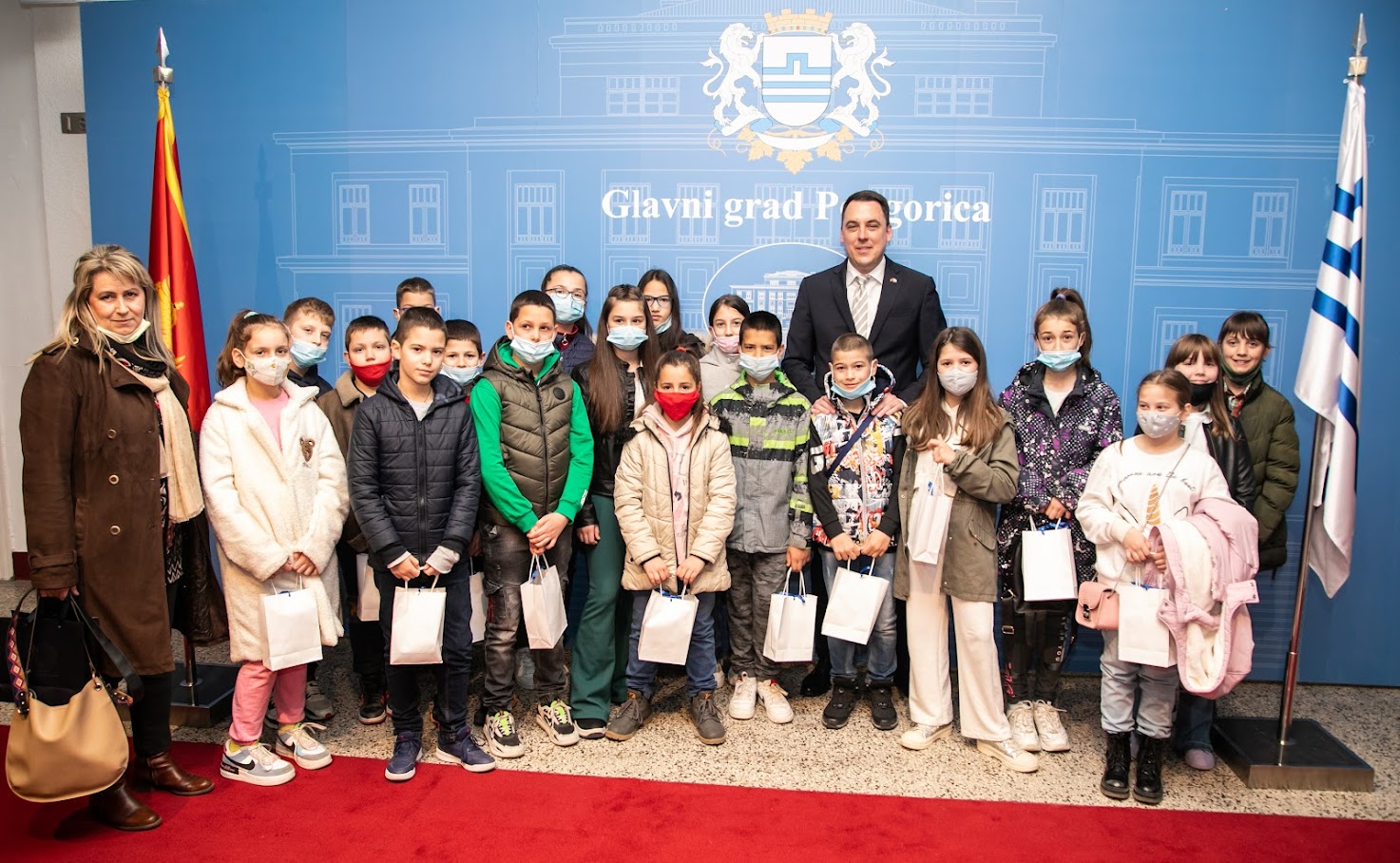 Gradonačelnik Podgorice ugostio učenike OŠ “Dr Dragiša Ivanović”