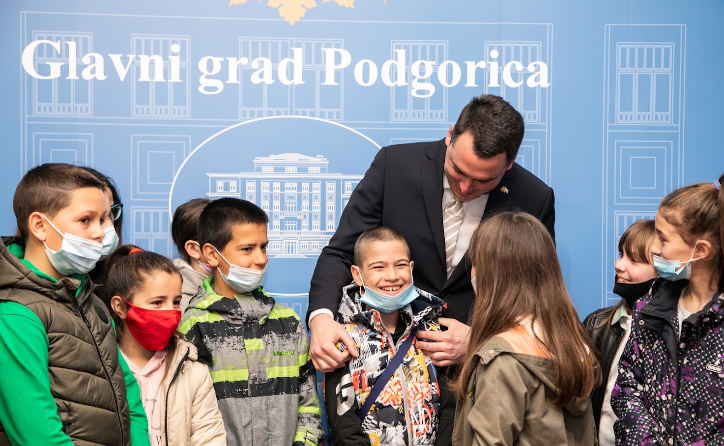 Gradonačelnik Podgorice ugostio učenike OŠ “Dr Dragiša Ivanović”