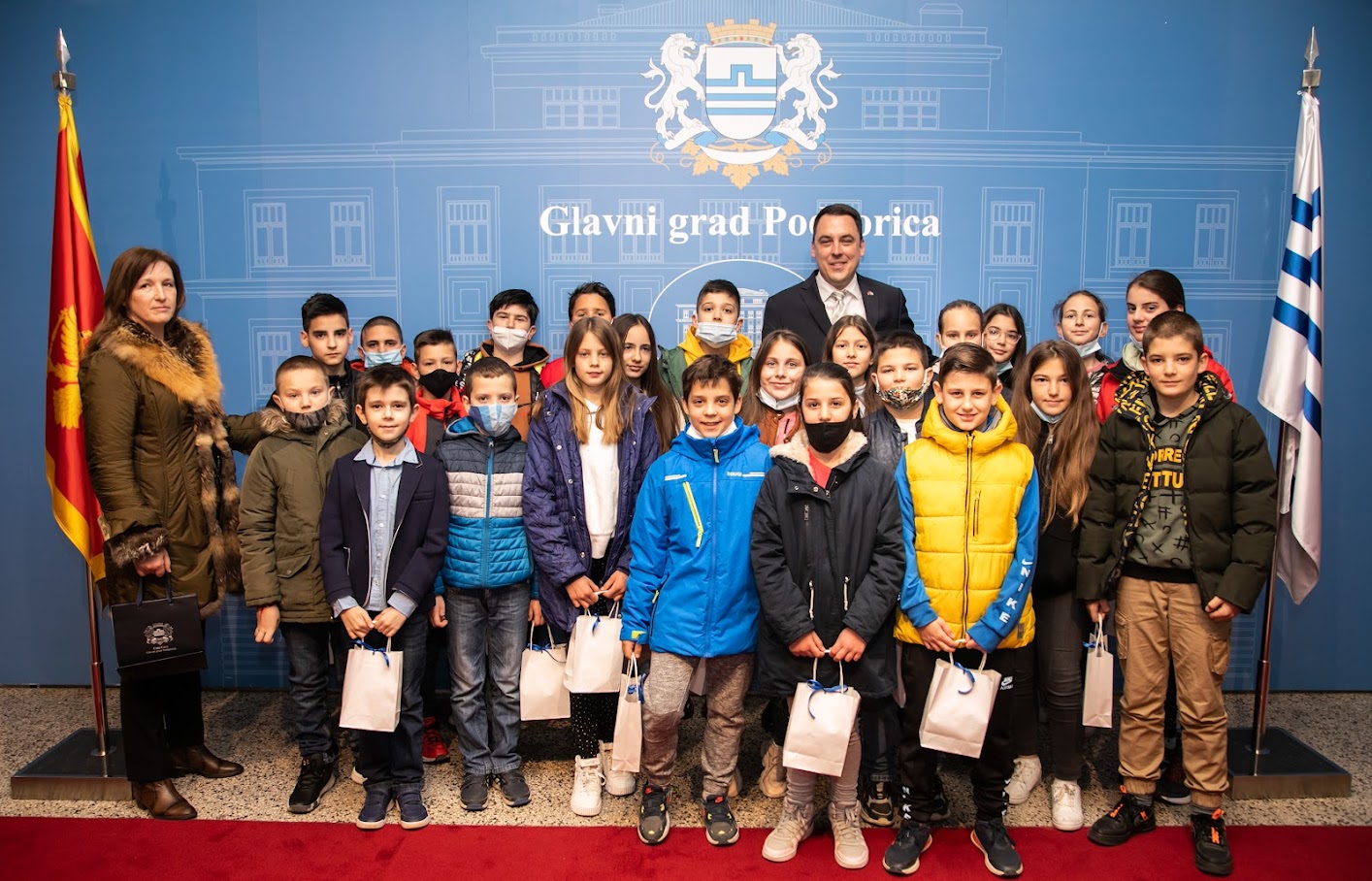 Gradonačelnik Podgorice ugostio učenike OŠ “Dr Dragiša Ivanović”