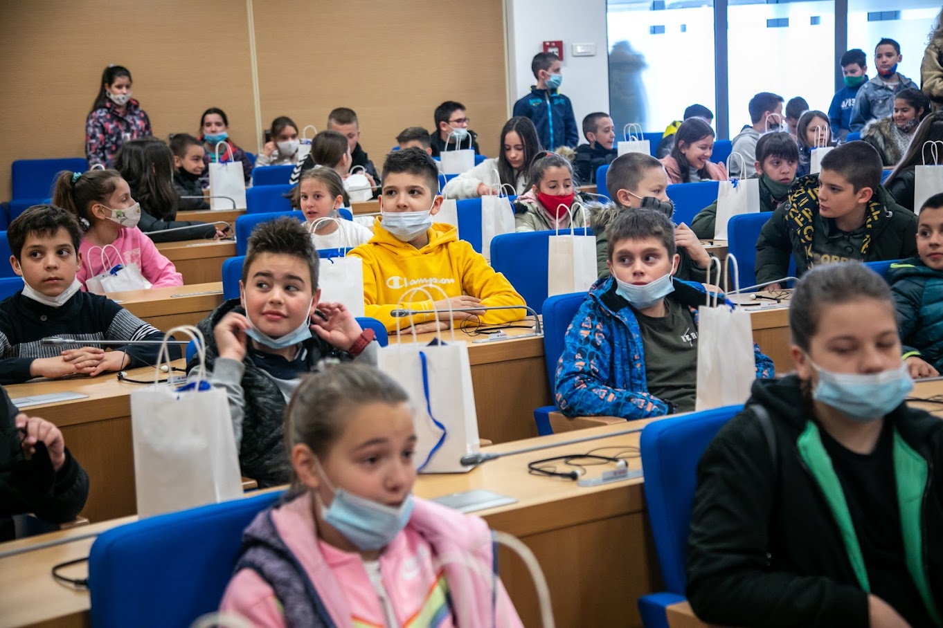 Gradonačelnik Podgorice ugostio učenike OŠ “Dr Dragiša Ivanović”