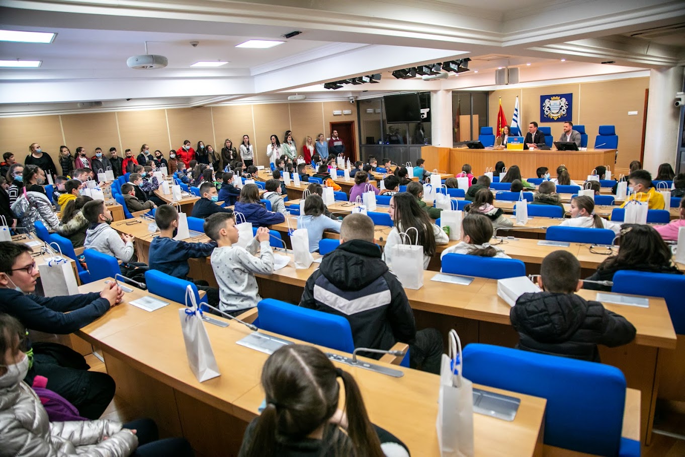 Gradonačelnik Podgorice ugostio učenike OŠ “Dr Dragiša Ivanović”