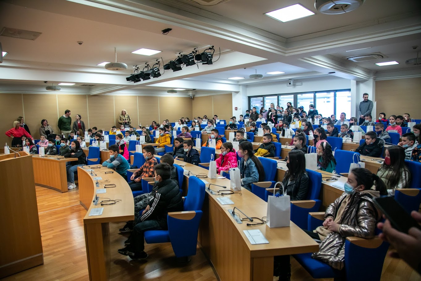 Gradonačelnik Podgorice ugostio učenike OŠ “Dr Dragiša Ivanović”