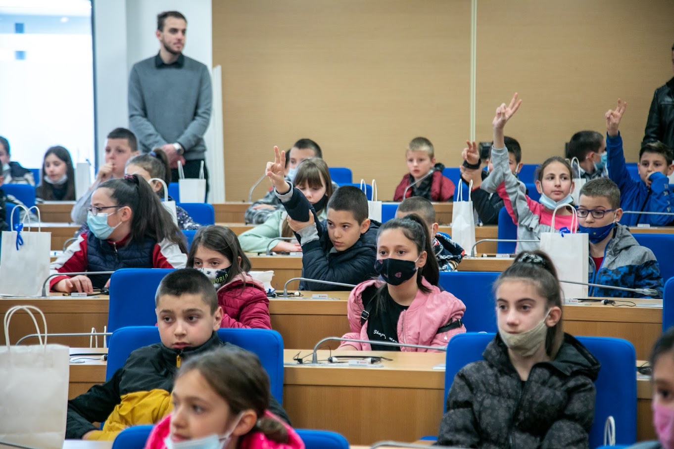 Gradonačelnik Podgorice ugostio učenike OŠ “Dr Dragiša Ivanović”