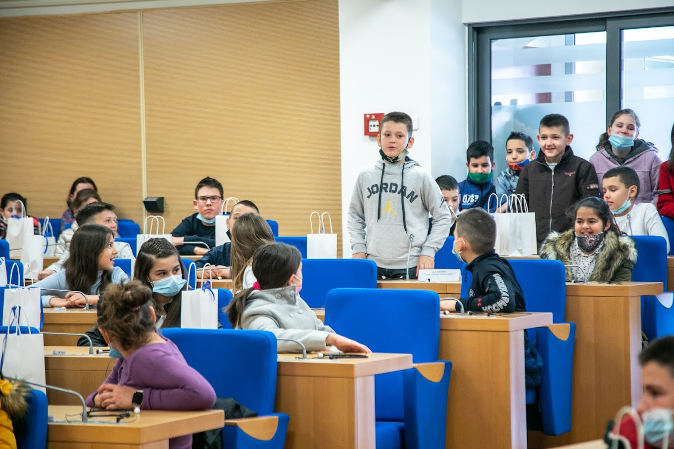 Gradonačelnik Podgorice ugostio učenike OŠ “Dr Dragiša Ivanović”