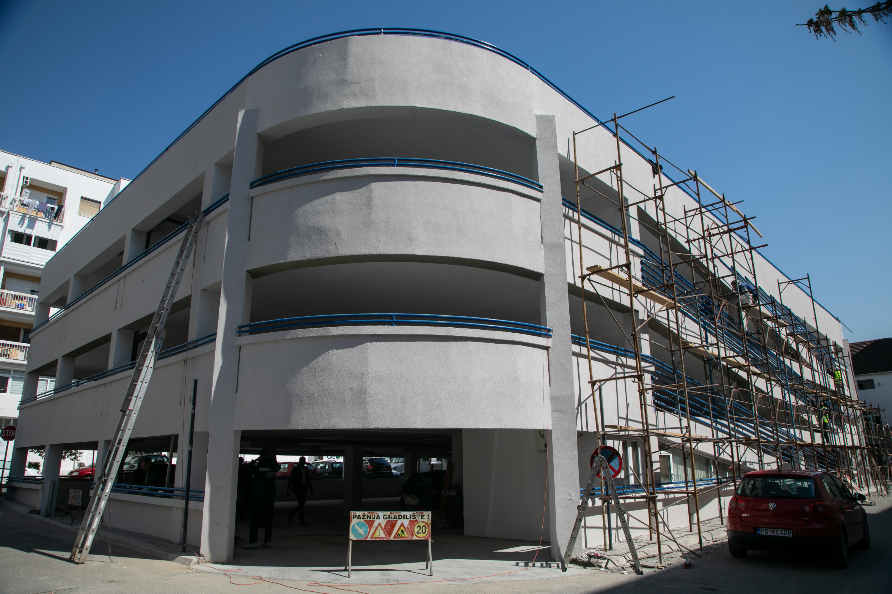 U toku rekonstrukcija garaže u centru Podgorice, formiranje 500 novih parking mjesta i uvođenje sistema "Oko sokolovo"