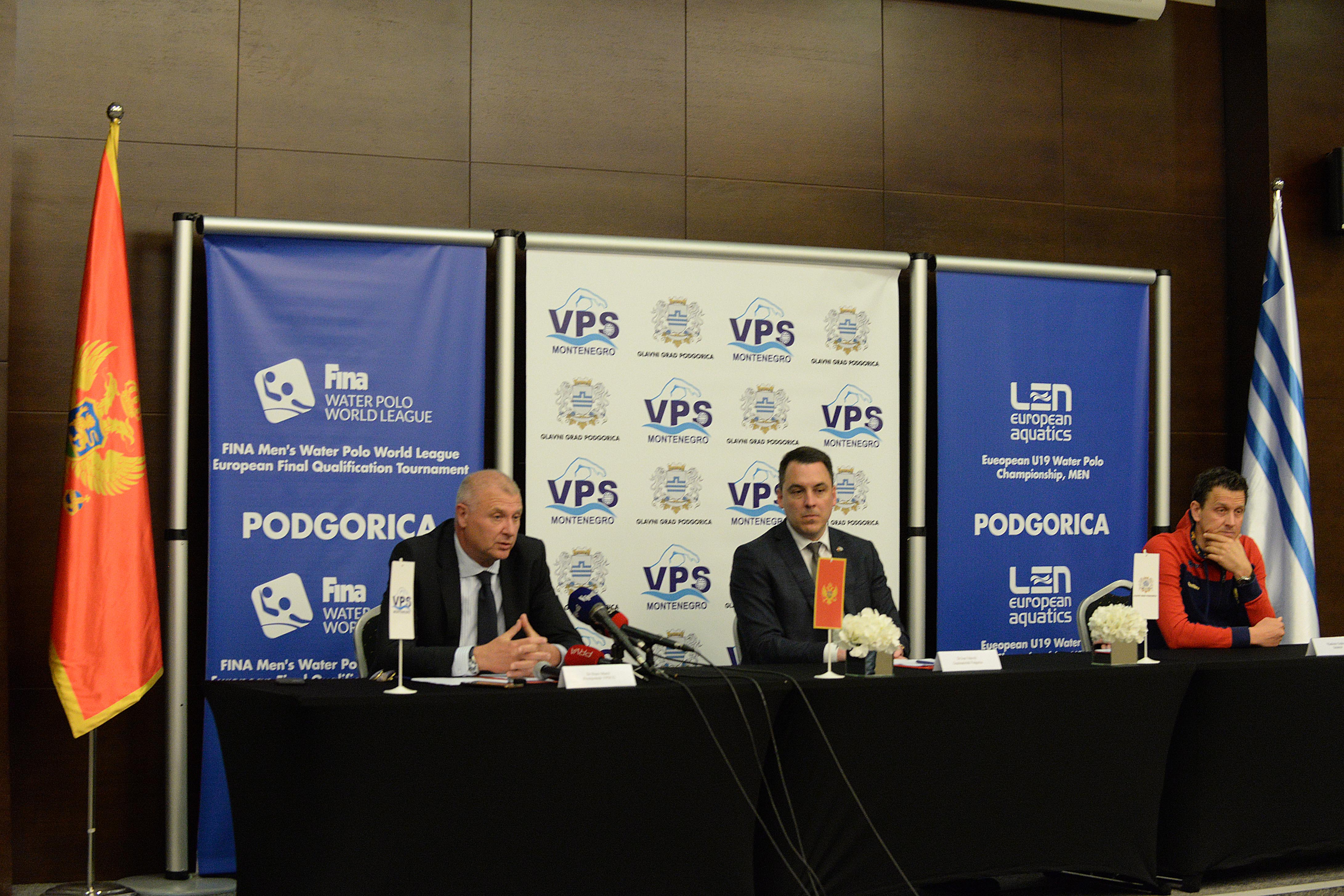Podgorica domaćin dva velika vaterpolo takmičenja; Vuković: Ugostićemo svjetsku vaterpolo elitu