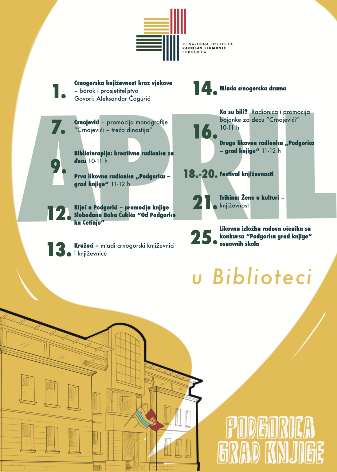 April u znaku književnosti