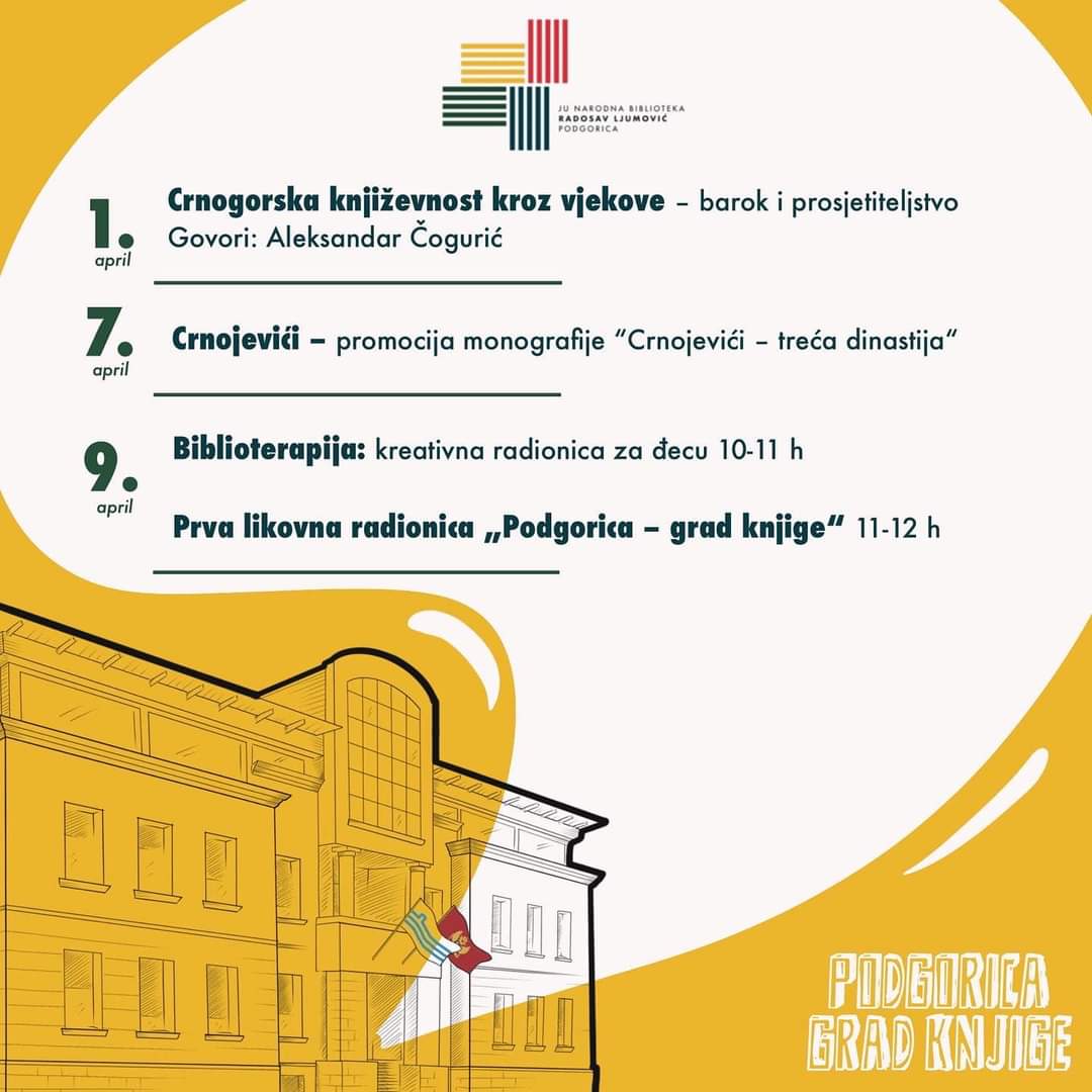 April u znaku književnosti