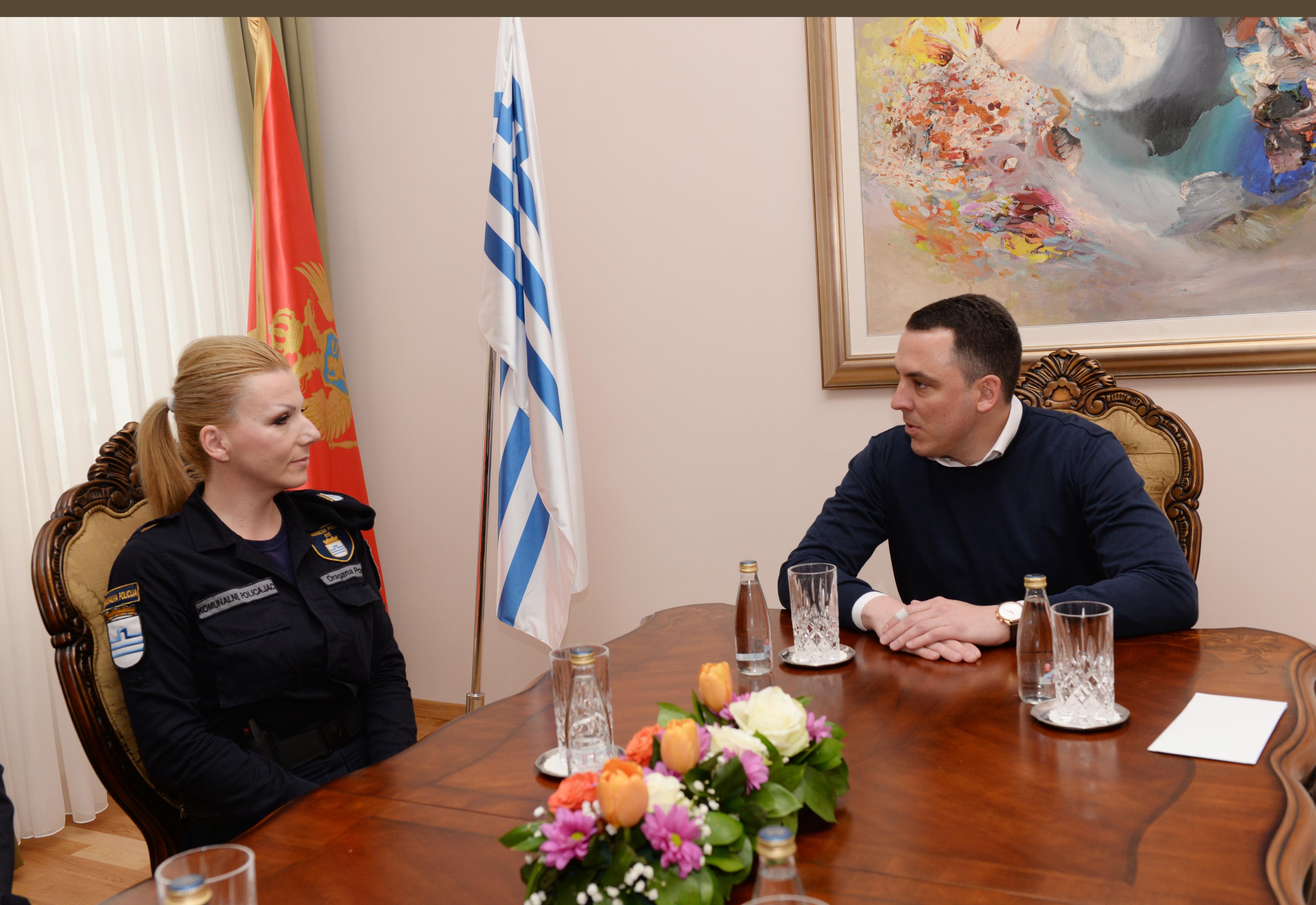 Vuković upriličio prijem za komunalne policajce; Popović i Petkov primjer kako se odgovorno obavlja veoma težak posao