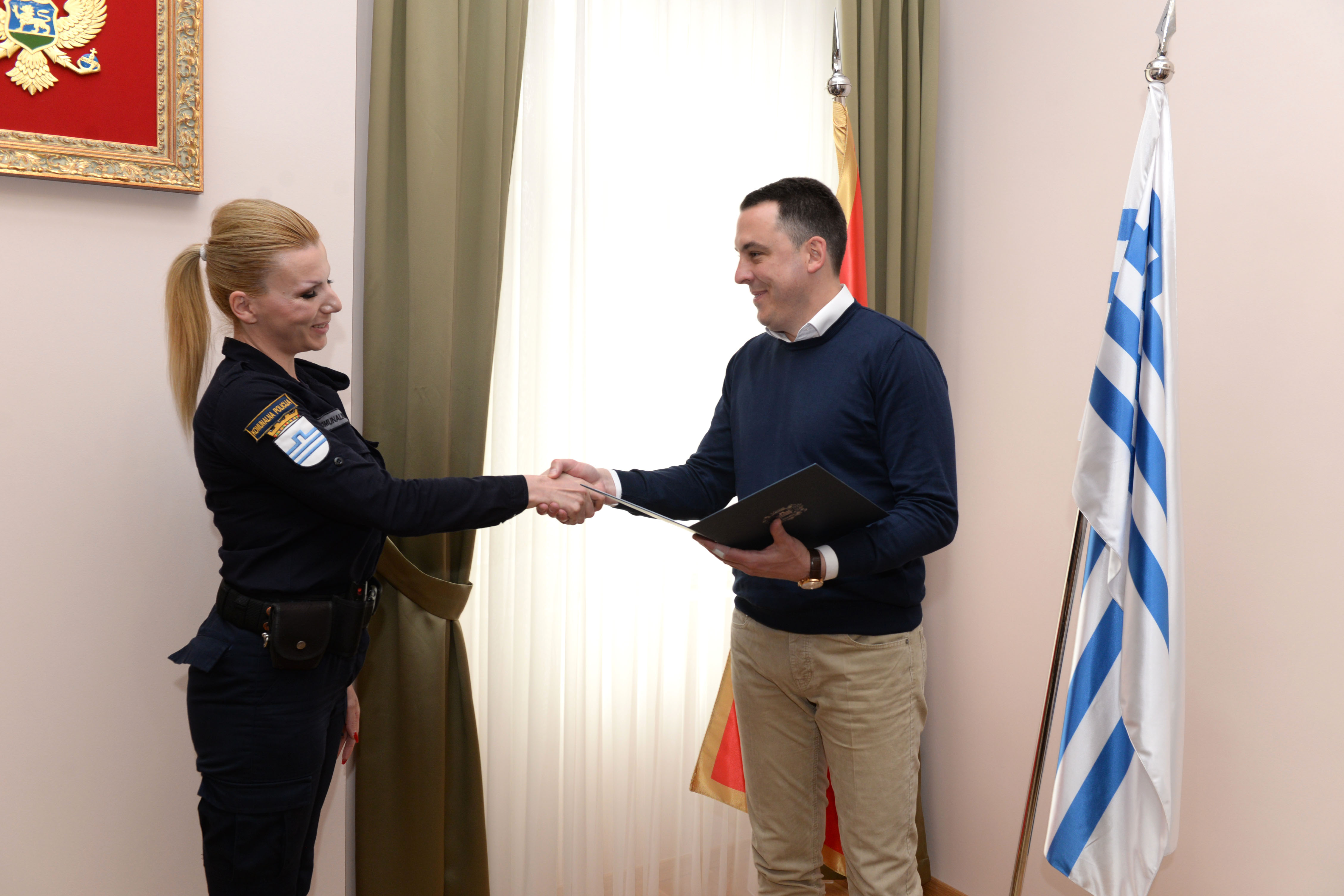 Vuković upriličio prijem za komunalne policajce; Popović i Petkov primjer kako se odgovorno obavlja veoma težak posao