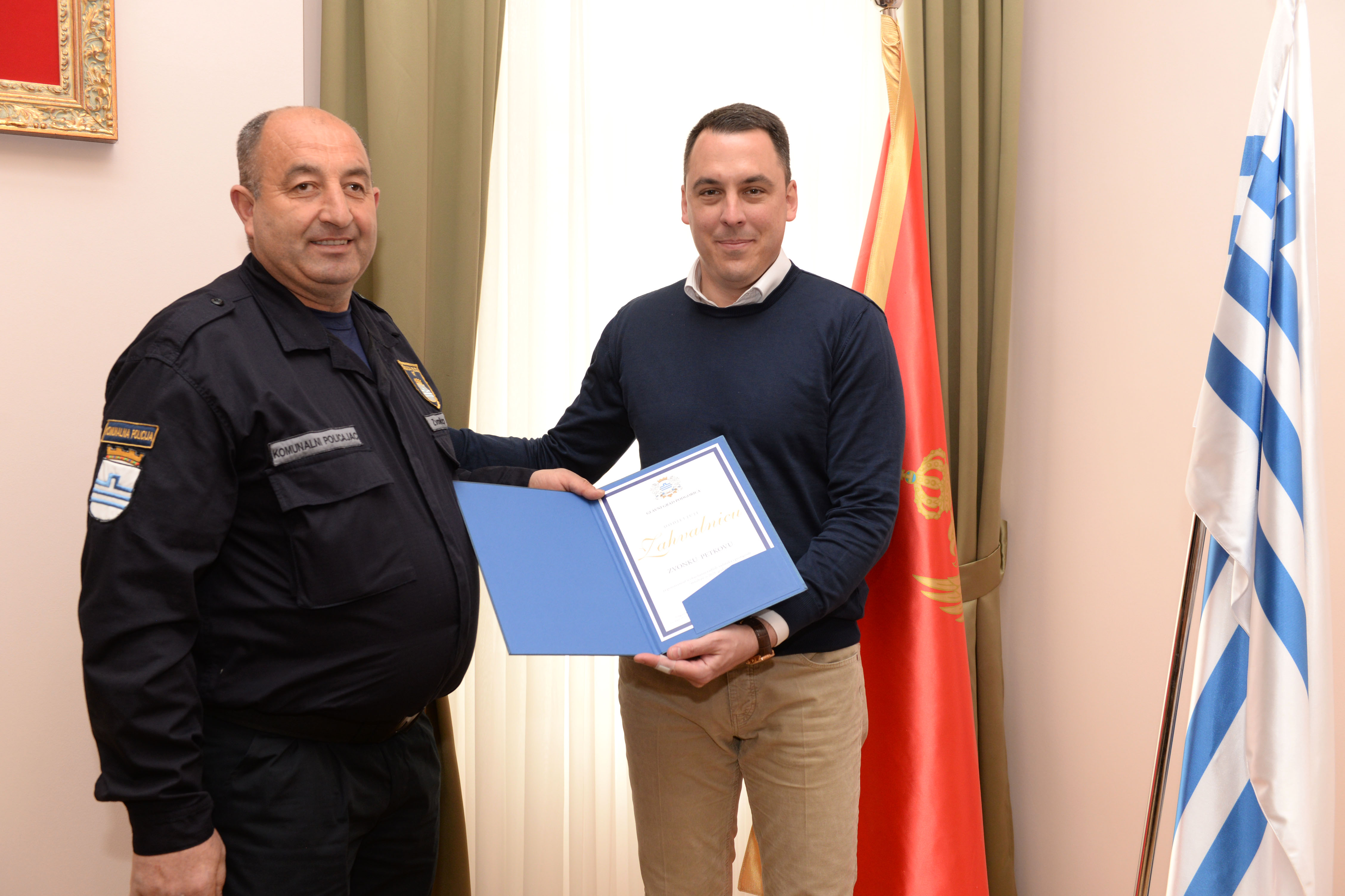 Vuković upriličio prijem za komunalne policajce; Popović i Petkov primjer kako se odgovorno obavlja veoma težak posao