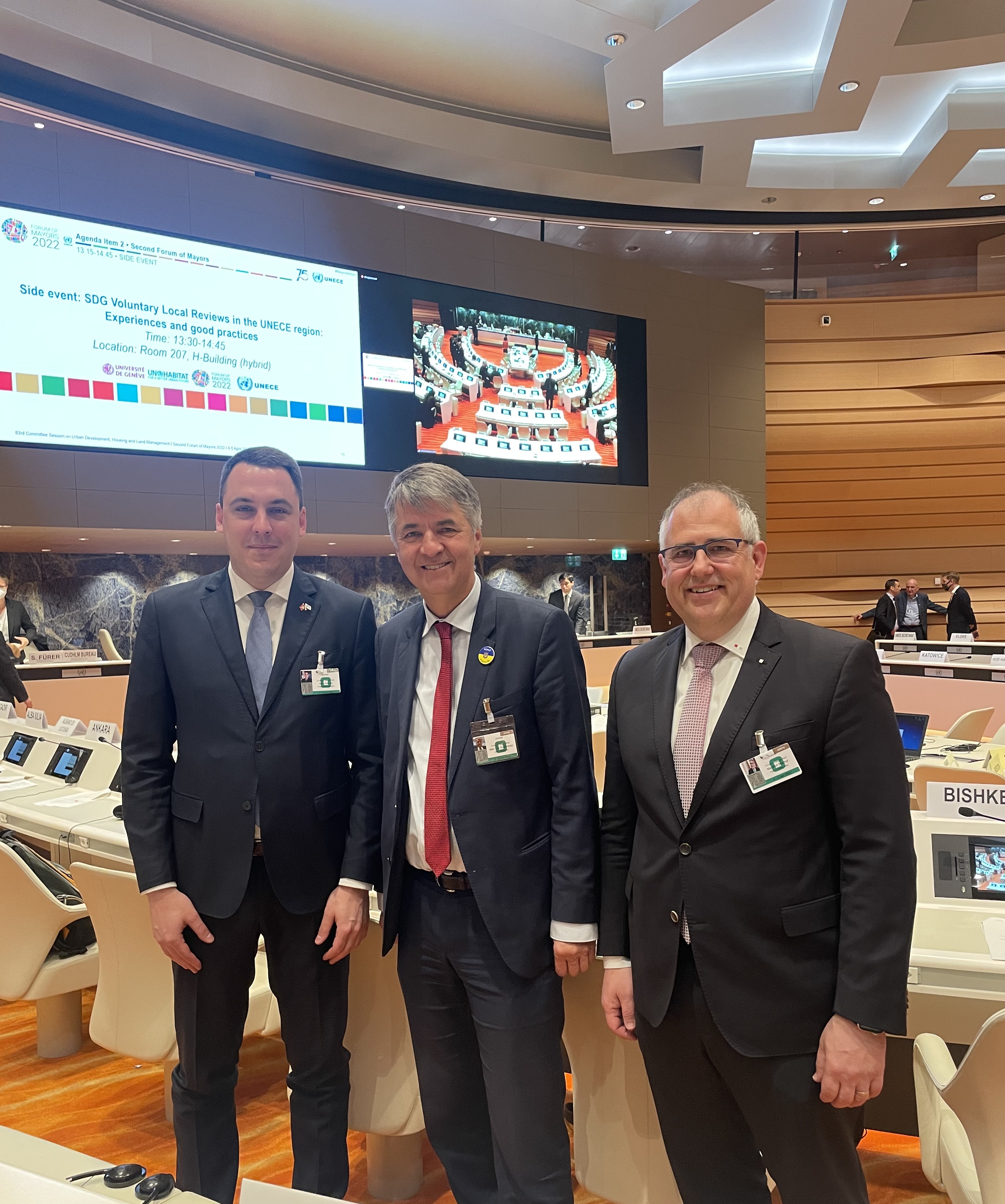 Vuković sa gradonačelnicima Berna i Vaduza