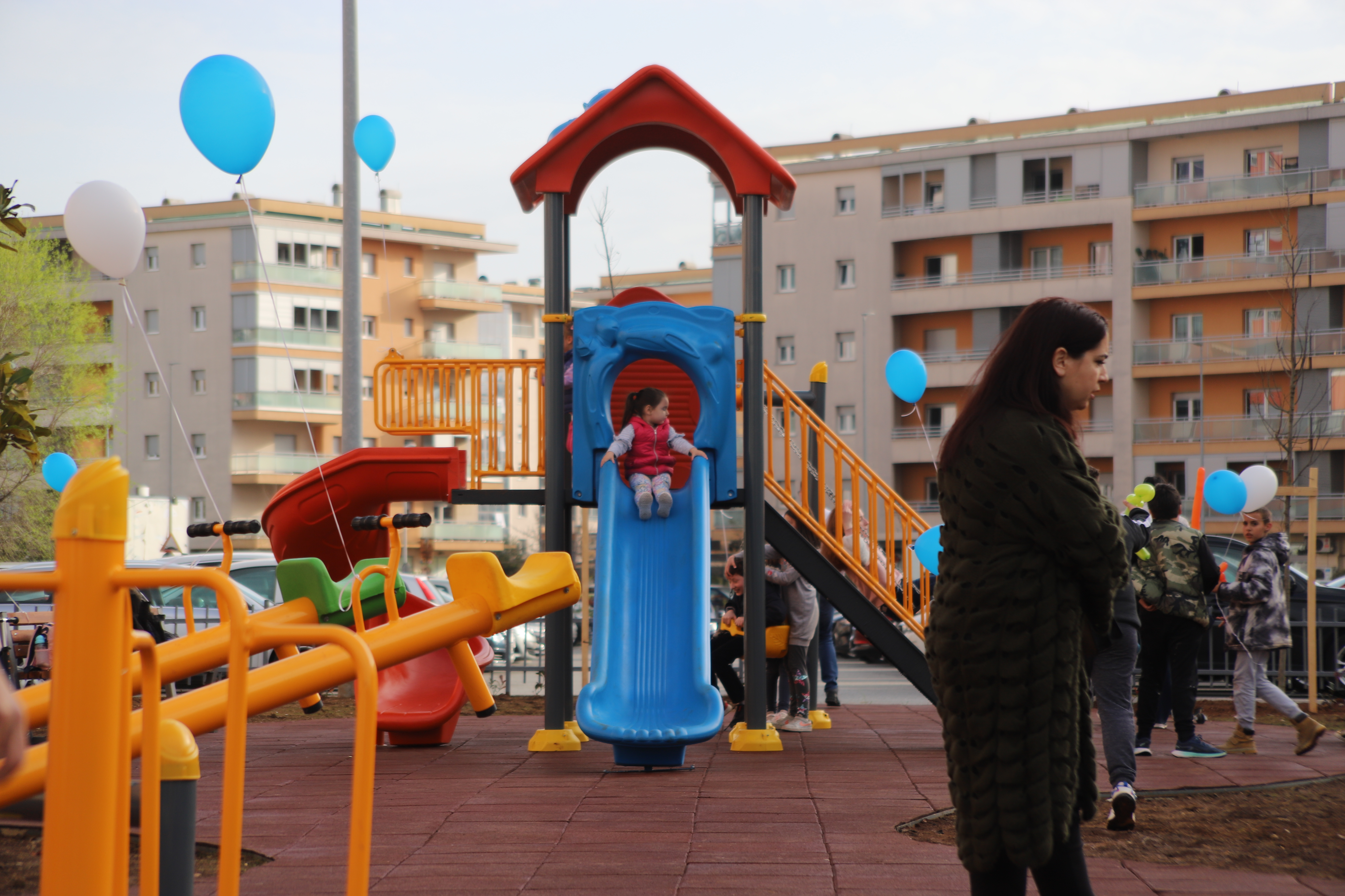 Uređena zelena površina i dječje igralište i u City kvartu