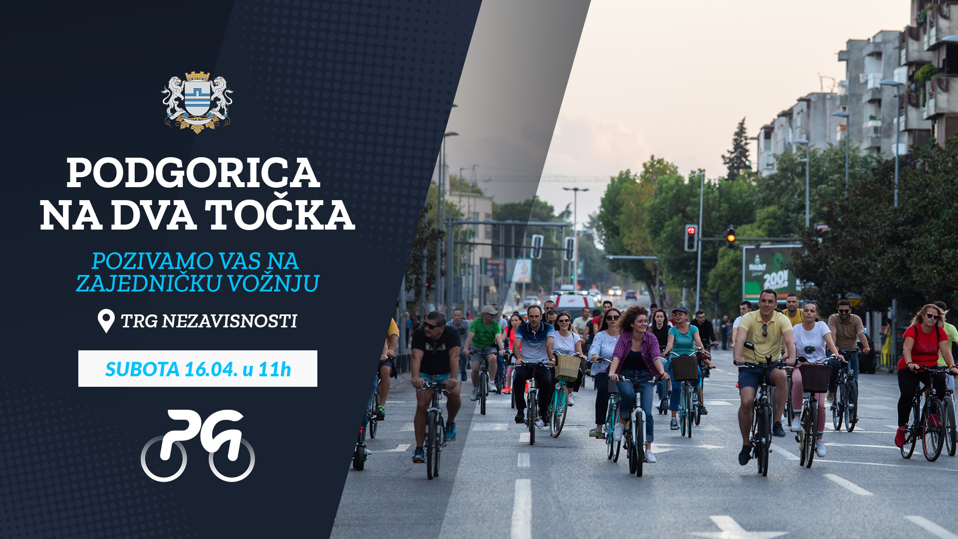 Podgorica na dva točka: Uhvati krug sa nama