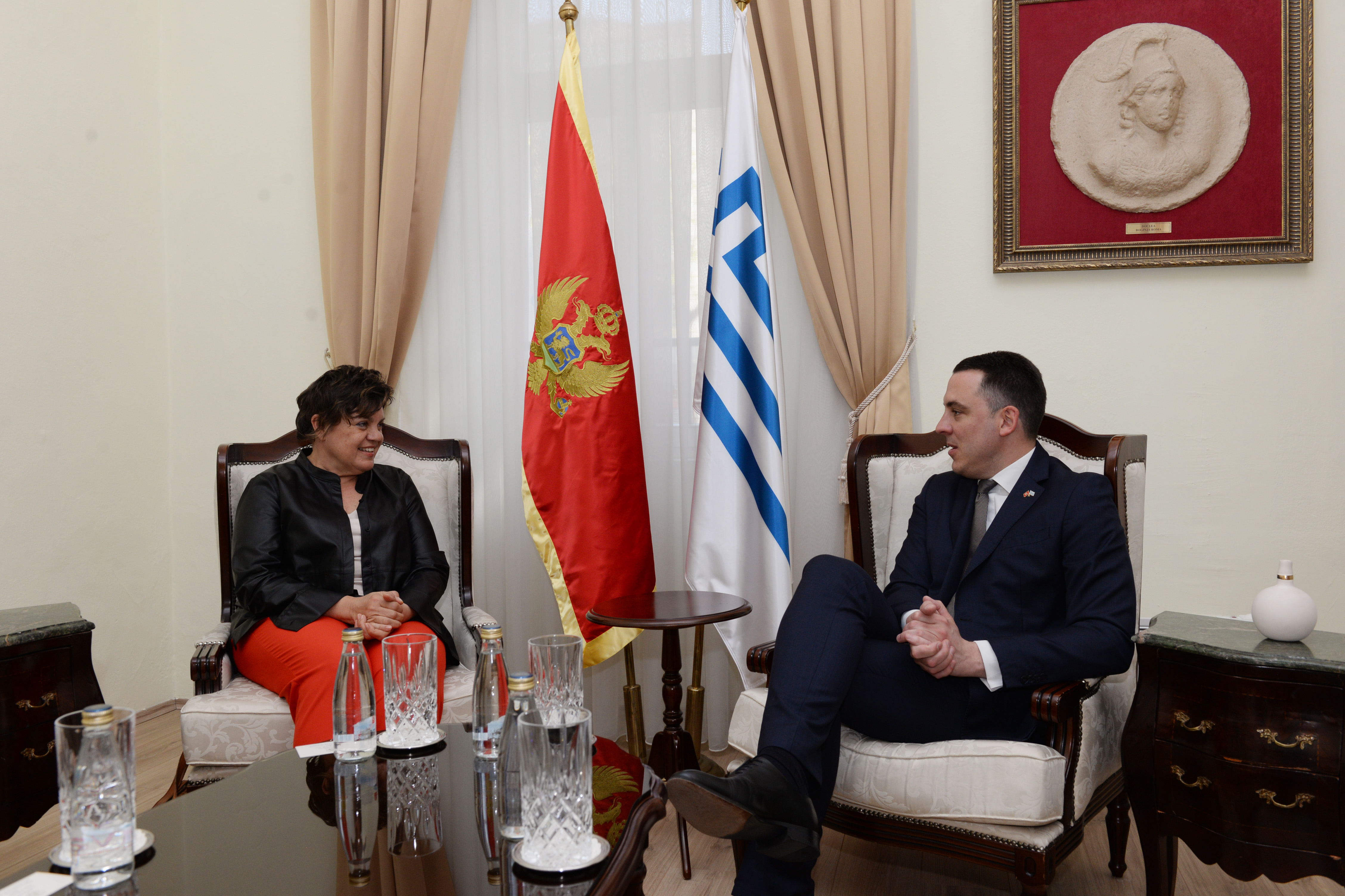 Vuković sa Hrebičkovom; Jačati veze Podgorice i Praga