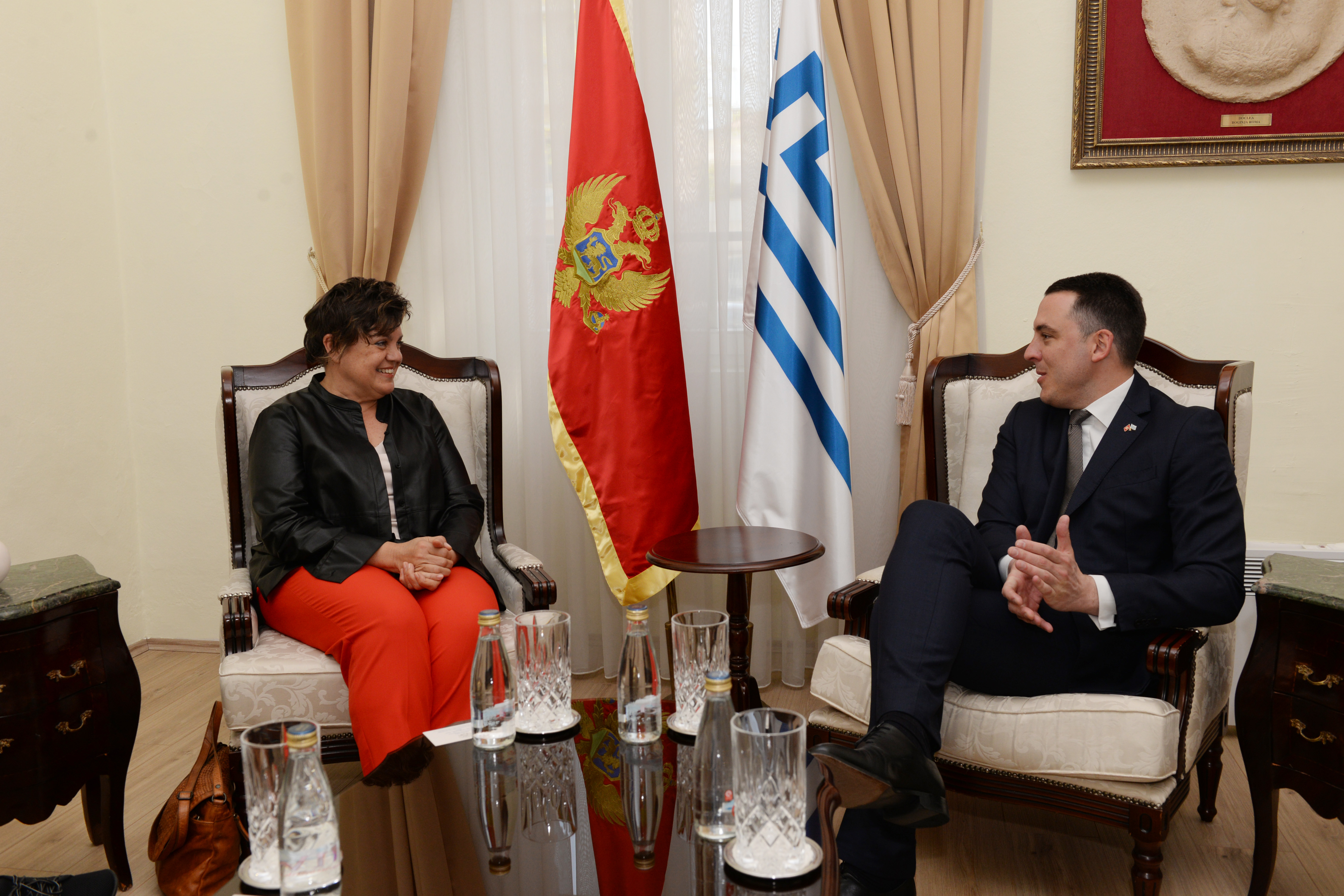 Vuković sa Hrebičkovom; Jačati veze Podgorice i Praga